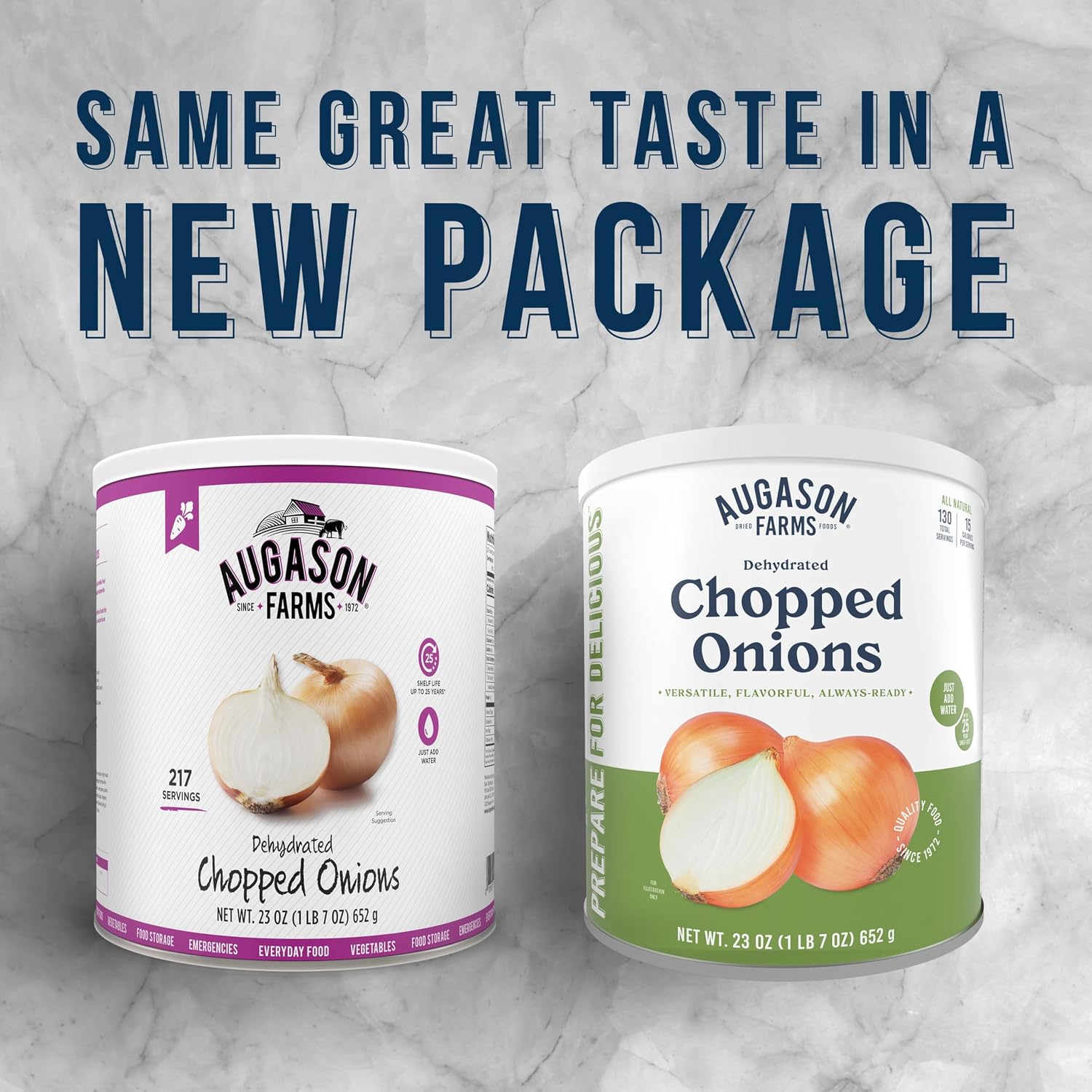 Augason Farms Dehydrated Chopped Onions Can | Emergency Food Supply, 130 Servings, 25 Year Shelf Life, Great for Cooking and Baking, Dehydrated Meals