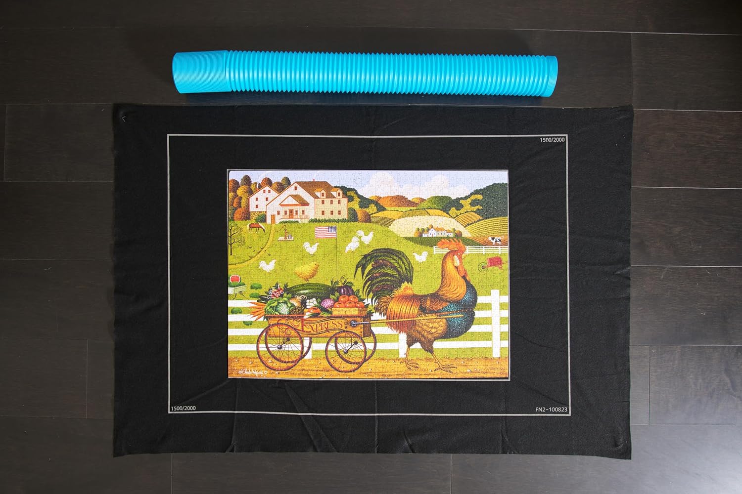 Buffalo Games - Roll-Up Puzzle Mat - Felt Saver Mat, Fits Up to 1500pc