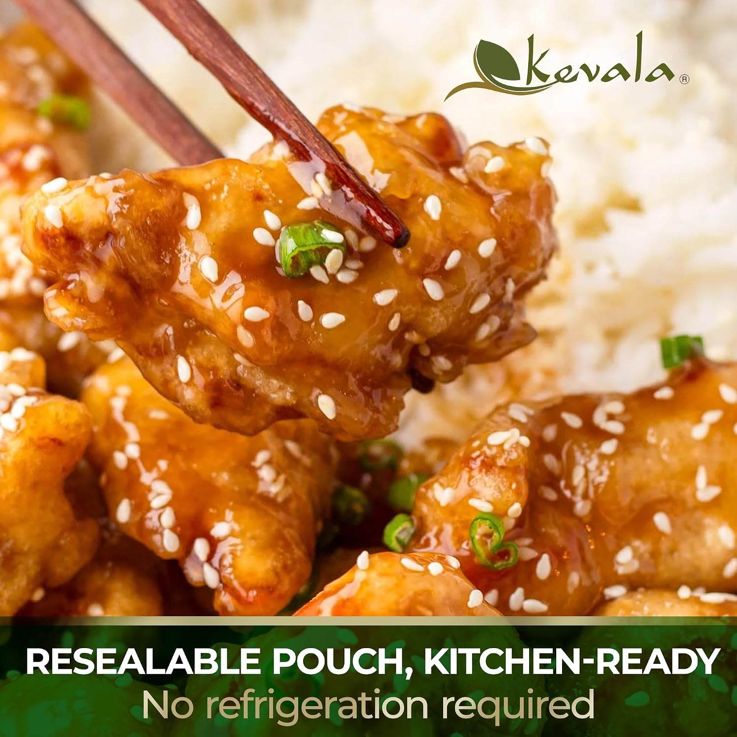 Kevala Organic Toasted Sesame Seeds | Unhulled | 32 oz / 2 lb | Ready to eat, gluten-free, great topping for Asian dishes, baking and everyday cooking