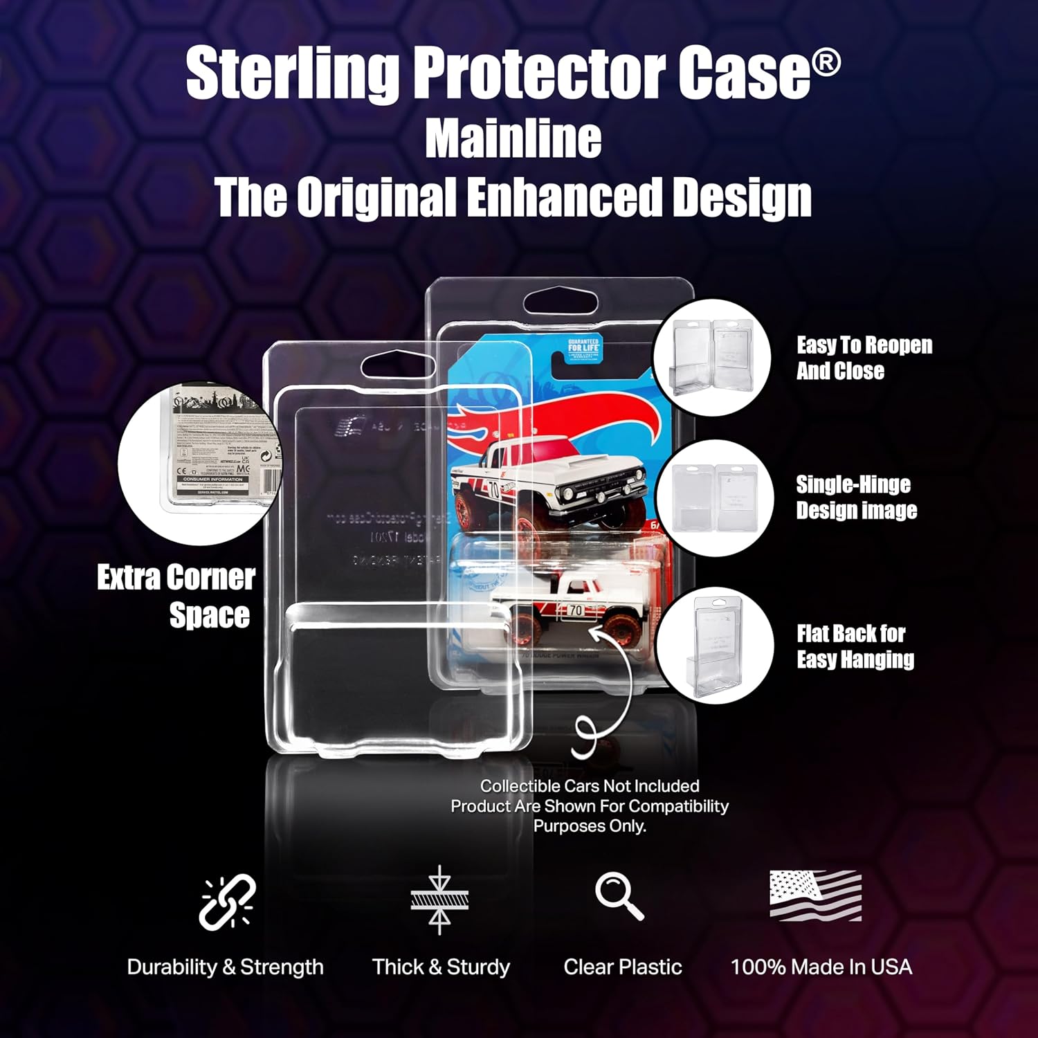 Sterling Protector Case Mainline 12 Pack Model 17201 for Card Size 6.5x4.25