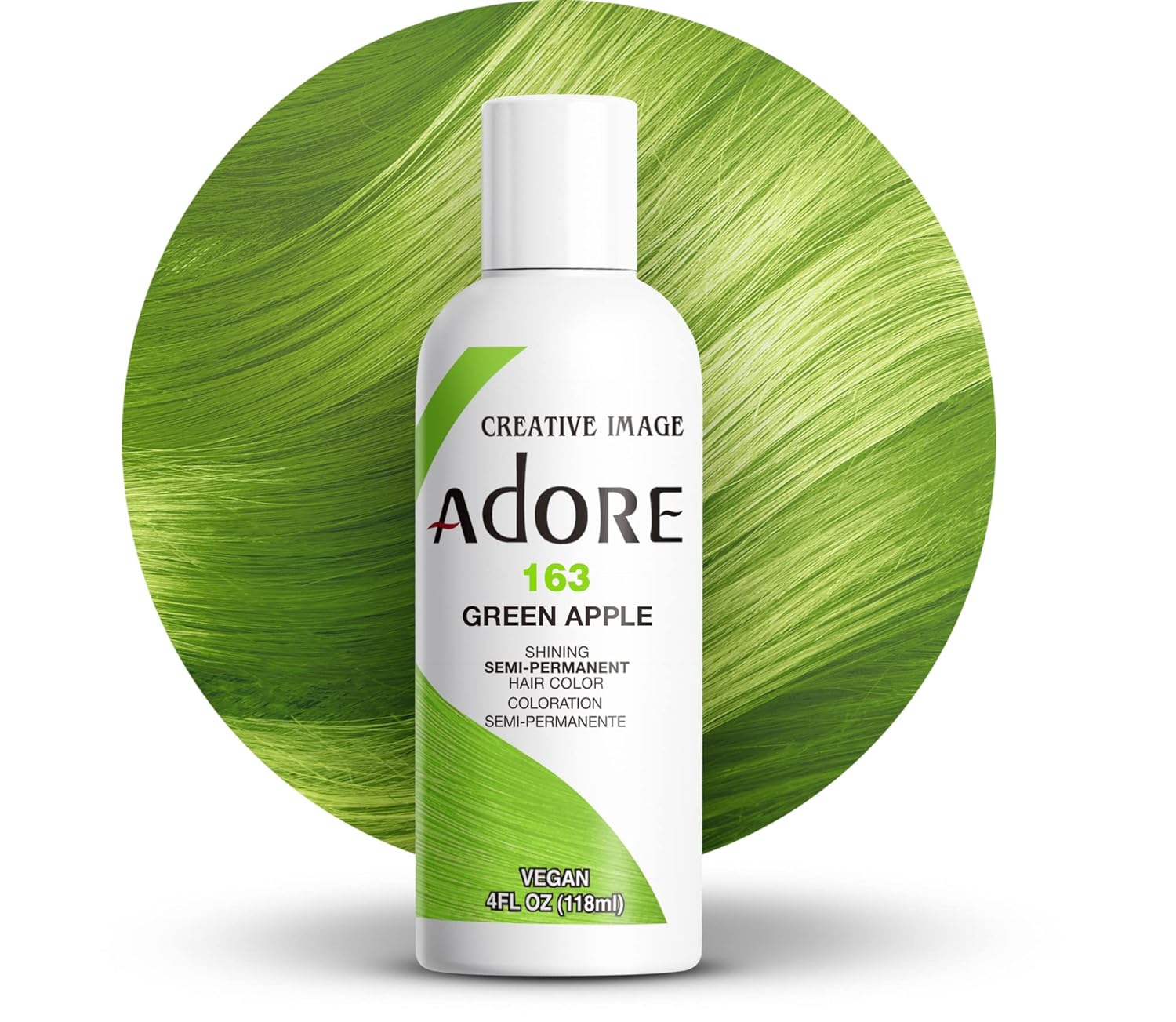 Adore Semi Permanent Hair Color, 107 Mocha, 4 Fl Oz | Vegan & Cruelty-Free Brown Hair Dye | No Ammonia, No Peroxide, No Alcohol