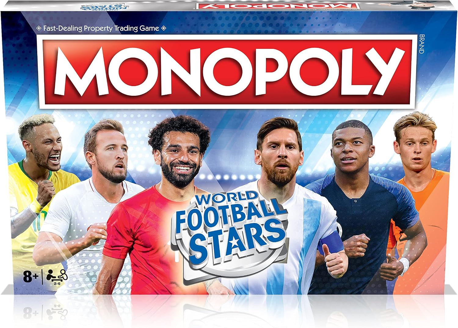 Winning Moves Mega Monopoly Board Game, 12 Extra Spaces Including Downing Street, Saville Row and Knightsbridge, Invest in Skyscrapers, for Ages 8 Plus