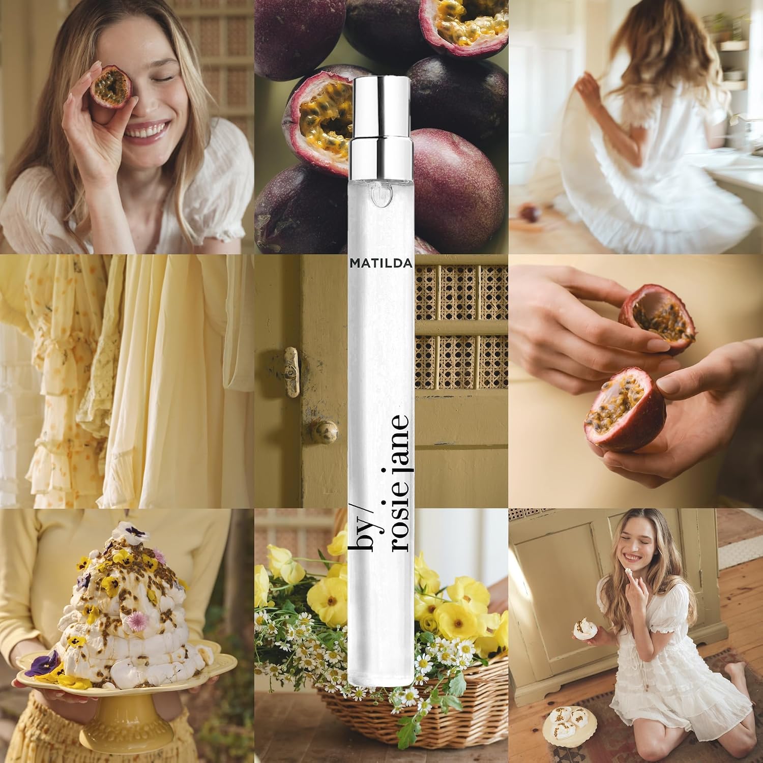 By Rosie Jane Eau De Parfum Spray (Leila Lou) - Clean Perfume for Women - Non-Toxic Body Mist with Notes of Juicy Pear, Sweet Jasmine & Tangerine Skin - Paraben, Sulfate & Phthalate Free (50ml)