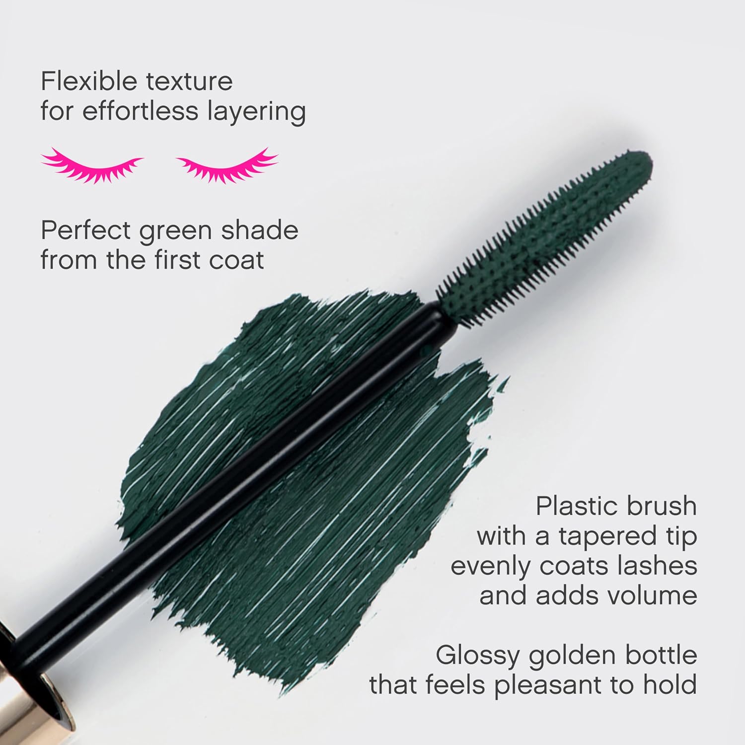 Vivienne Sabó Cabaret Premiere Black Mascara, Volume and Length, Defining, Curling, No Flaking, No Clumping, Smudge Proof, Washable, Cruelty-Free, Made in Europe, (01 Black), 0.3 Fl Oz, 1 Pack