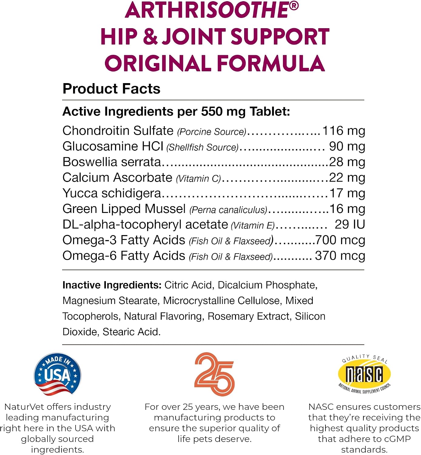 NaturVet – Senior Wellness Hip & Joint Advanced Plus Omegas | Help Support Your Pet’s Healthy Hip & Joint Function | Supports Joints, Cartilage & Connective Tissues | 120 Soft Chews