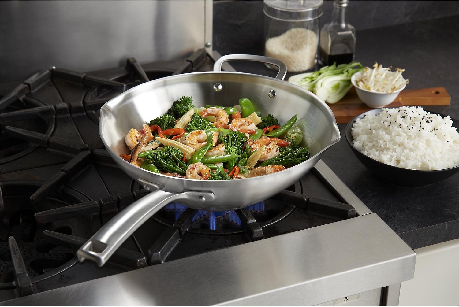 Calphalon Classic Stainless Steel Cookware, Fry Pan, 2-piece