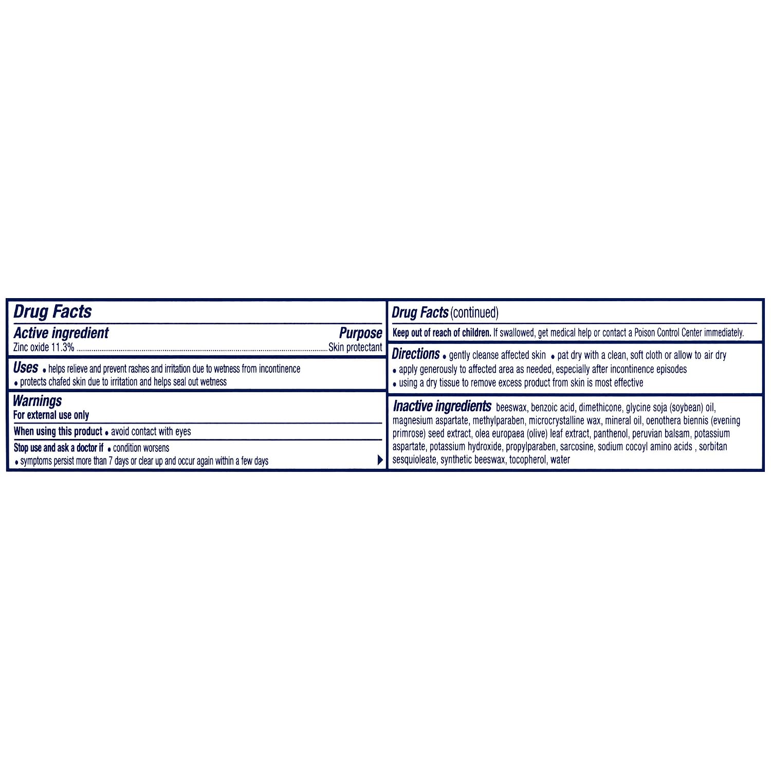 Balmex AdultAdvantage Skin Relief Cream, Adult Rash, and Bed Sores, 3 Oz
