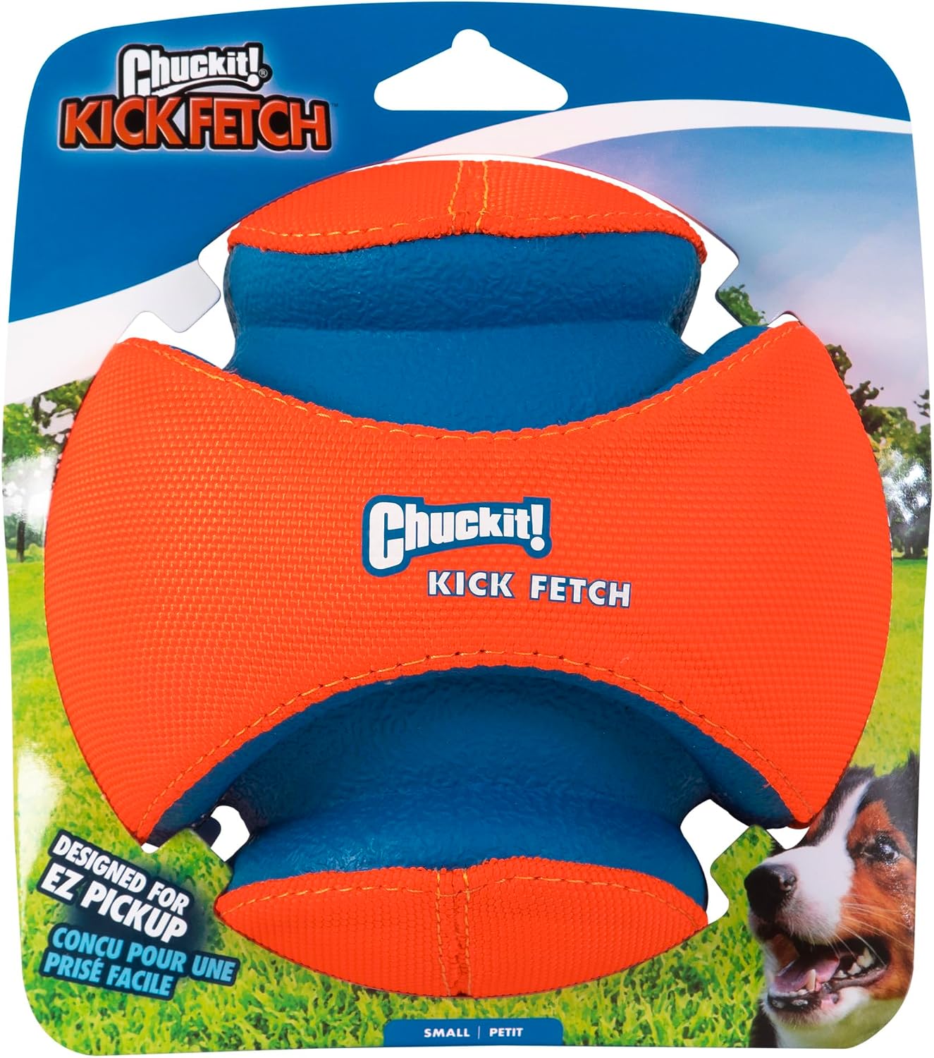 Chuckit! Kick Fetch Ball Dog Toy, Floats in Water, Large 8 Inch Diameter | Durable rubber and foam build, interactive play design, great for pool or lake sessions, built for big breed dogs each day