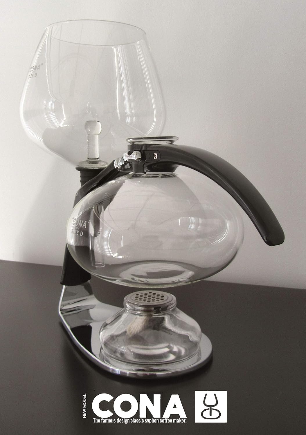 CONA coffee maker D-GENIUS ALL-GLASS