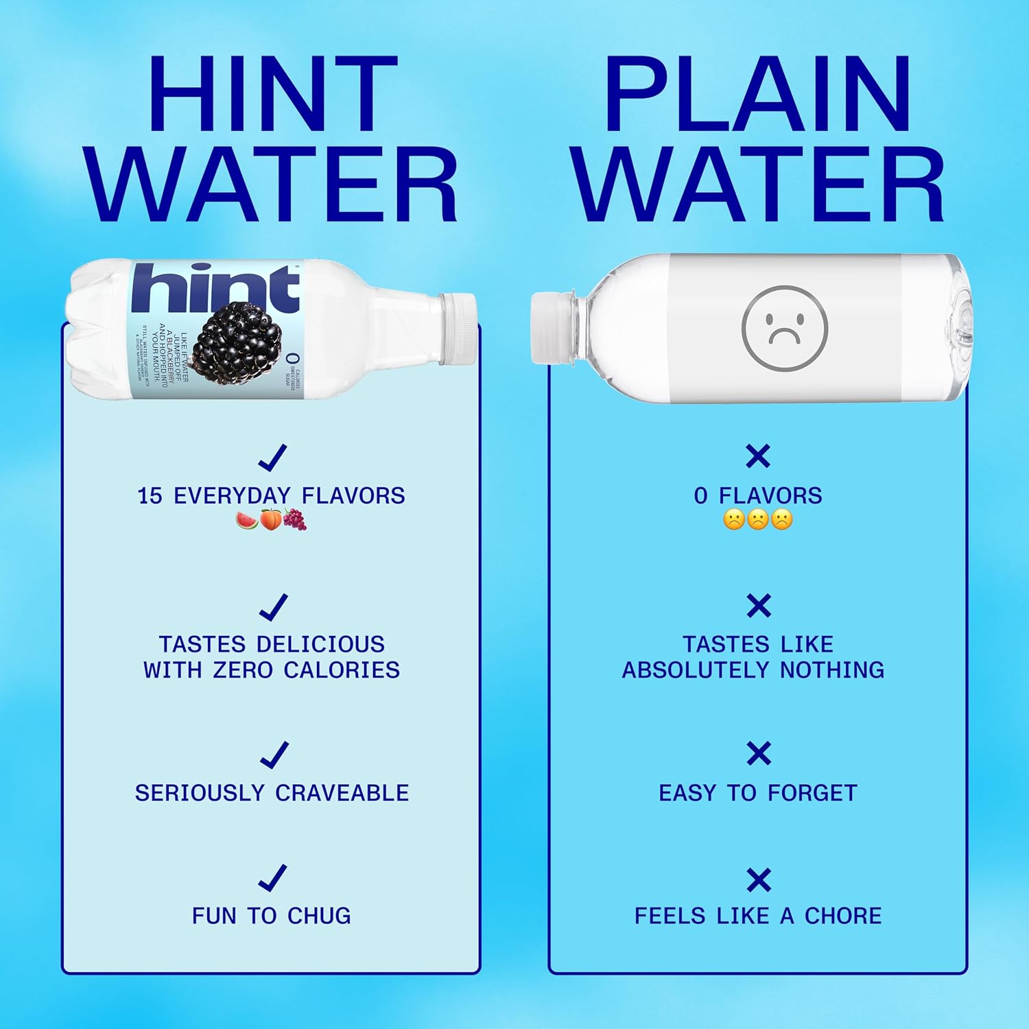 Hint Flavored Water Zero Sugar 0 Calories - Pineapple 16 FL Oz (12 pack) | Crisp, refreshing water, fruit flavors. 0 calories, 0 sugar, 0 sweeteners. Hydration for wellness. Gluten-free, Kosher, Vegan