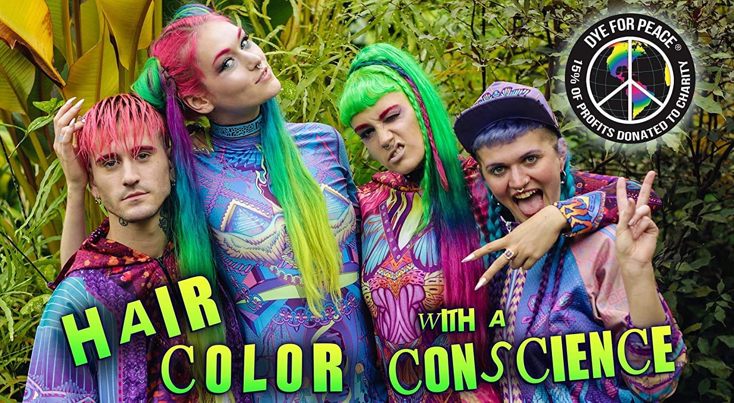 MANIC PANIC Cotton Candy Pink Hair Color - Amplified - Semi Permanent Hair Dye - Bright Pink Cool Toned Color - Glows in Blacklight - Vegan, PPD & Ammonia-Free - For Coloring Hair on Women & Men