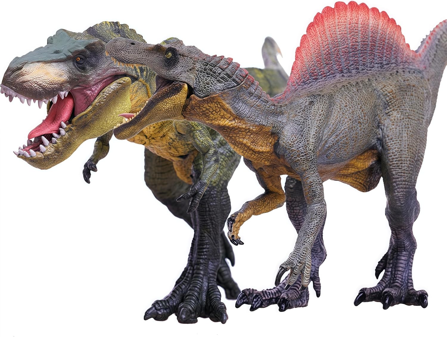 Gemini&Genius Dinosaur Toys Tyrannosaurus Rex and Spinosaurus Figures Toys