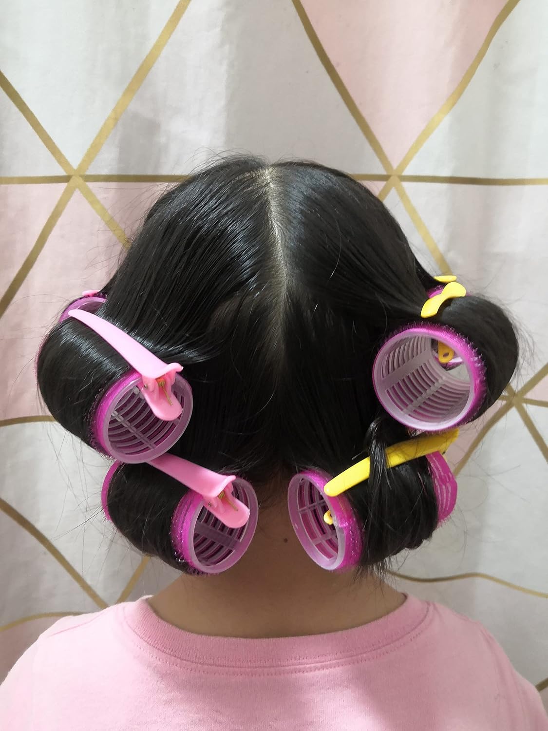 Self Grip Holding Rollers Hairdressing Curlers Hair Design Sticky Cling Style For DIY Or Salon By Kamay's (30mm/1.2" Medium Size 12PCS)