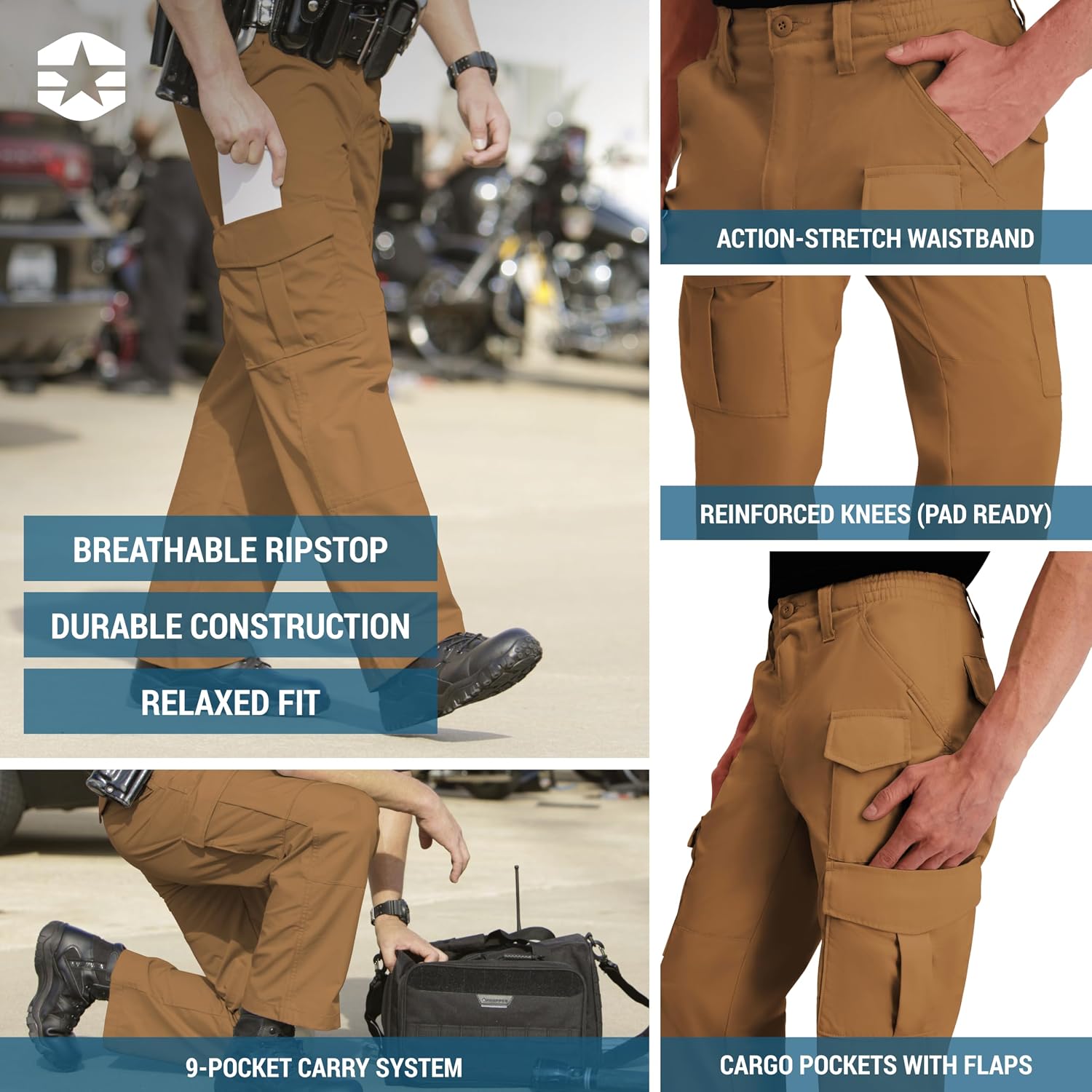 Propper Men's Tactical Uniform Pant | Ripstop Fabric Tactical Pants, Uniform Pants for Law Enforcement