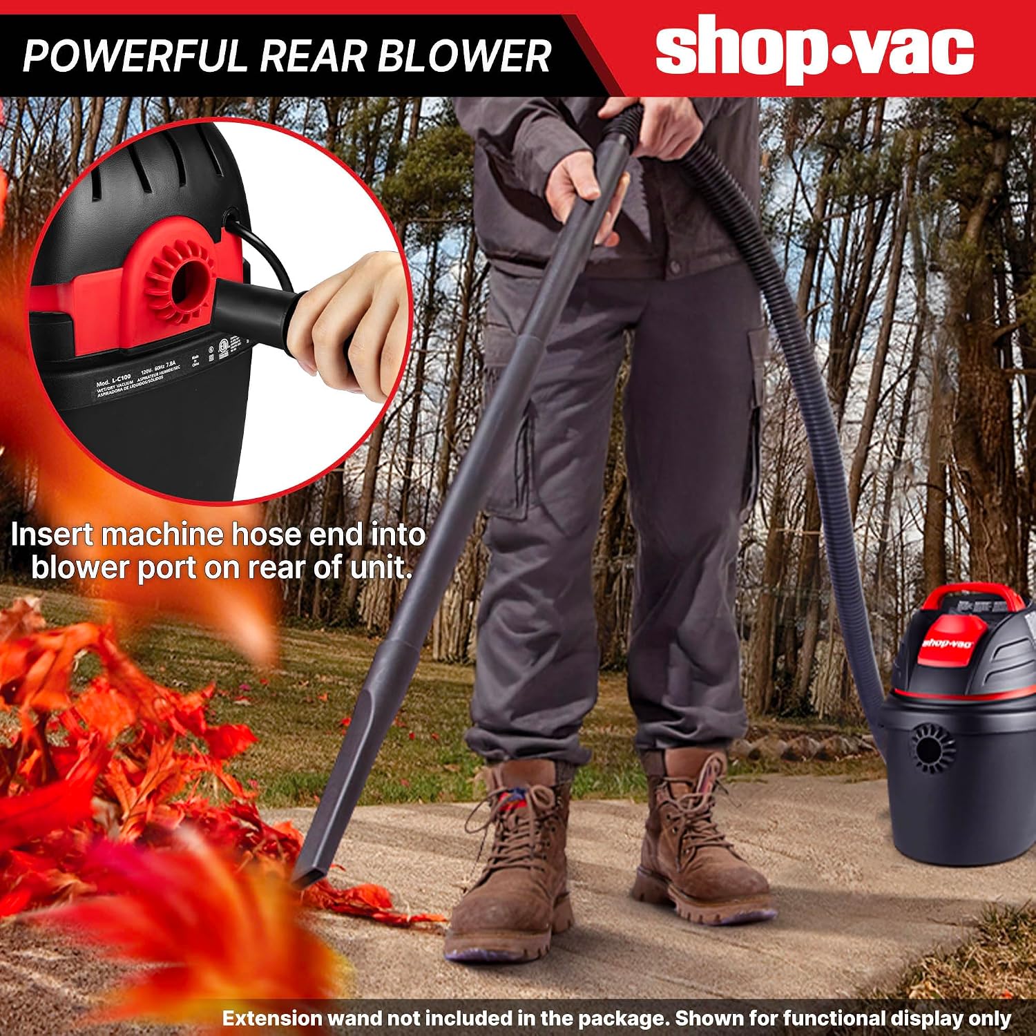 Shop-Vac 9303511 2.5 Gallon 2.5 Peak HP Wet/Dry Vacuum with Blower Function