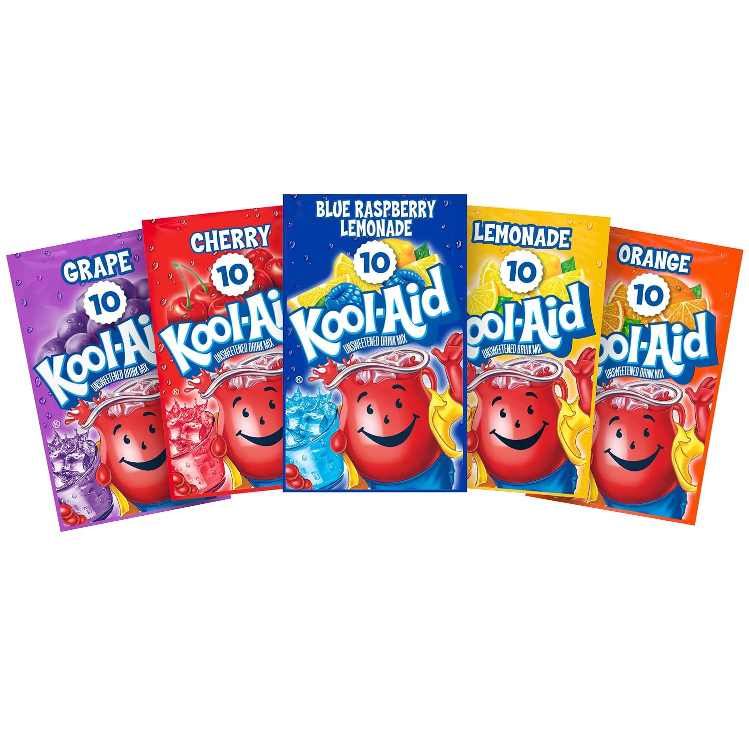 Kool-Aid Drink Mix, Tropical Punch, 19 oz | for Flavorful Hydration and Shareable Refreshment Good Source of Vitamin C, Caffeine Free Gluten Free