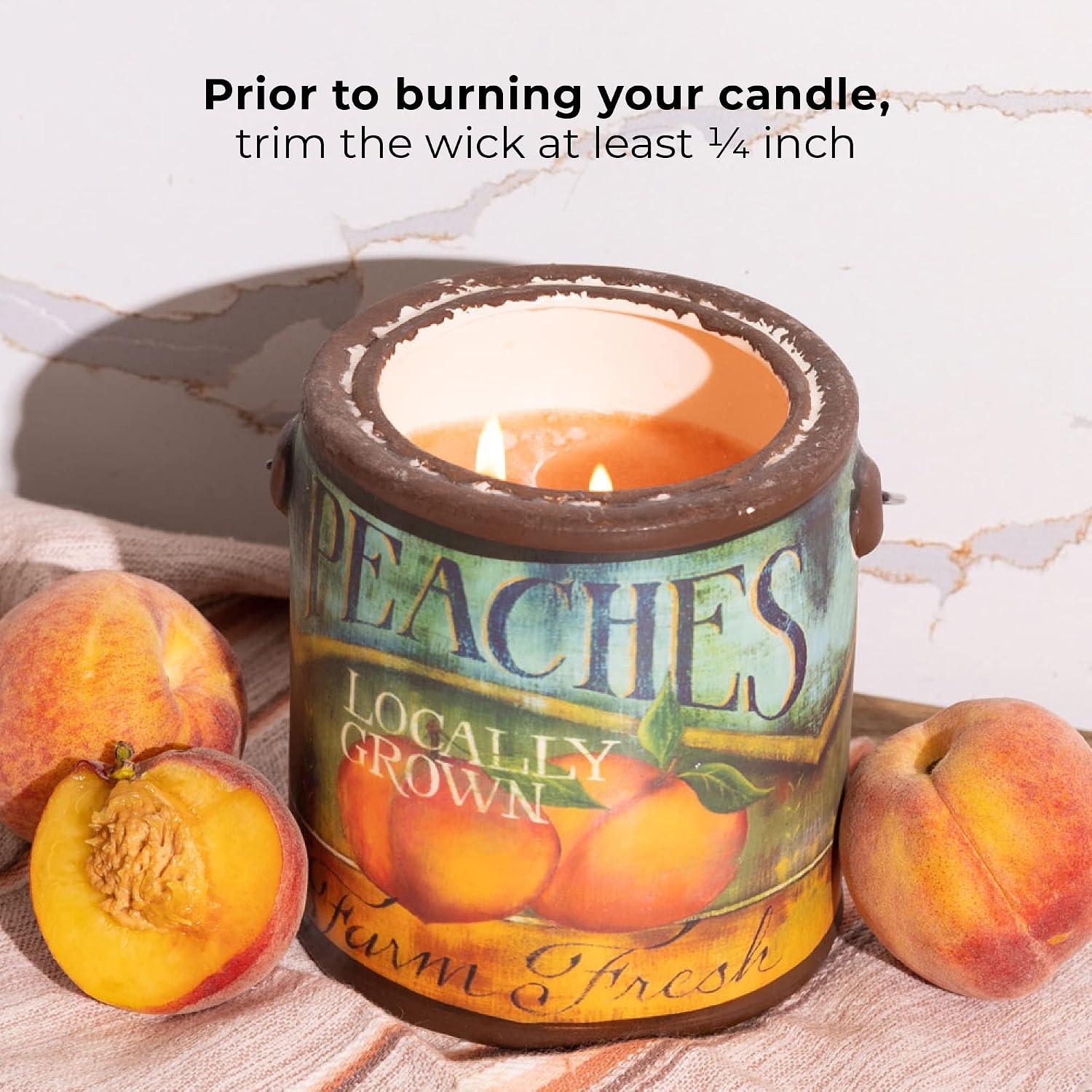 A CHEERFUL GIVER 95hr 20oz Scented Candle - Balsam Fir - Multi-Wick Glass Candle - Gifts For Men and Women