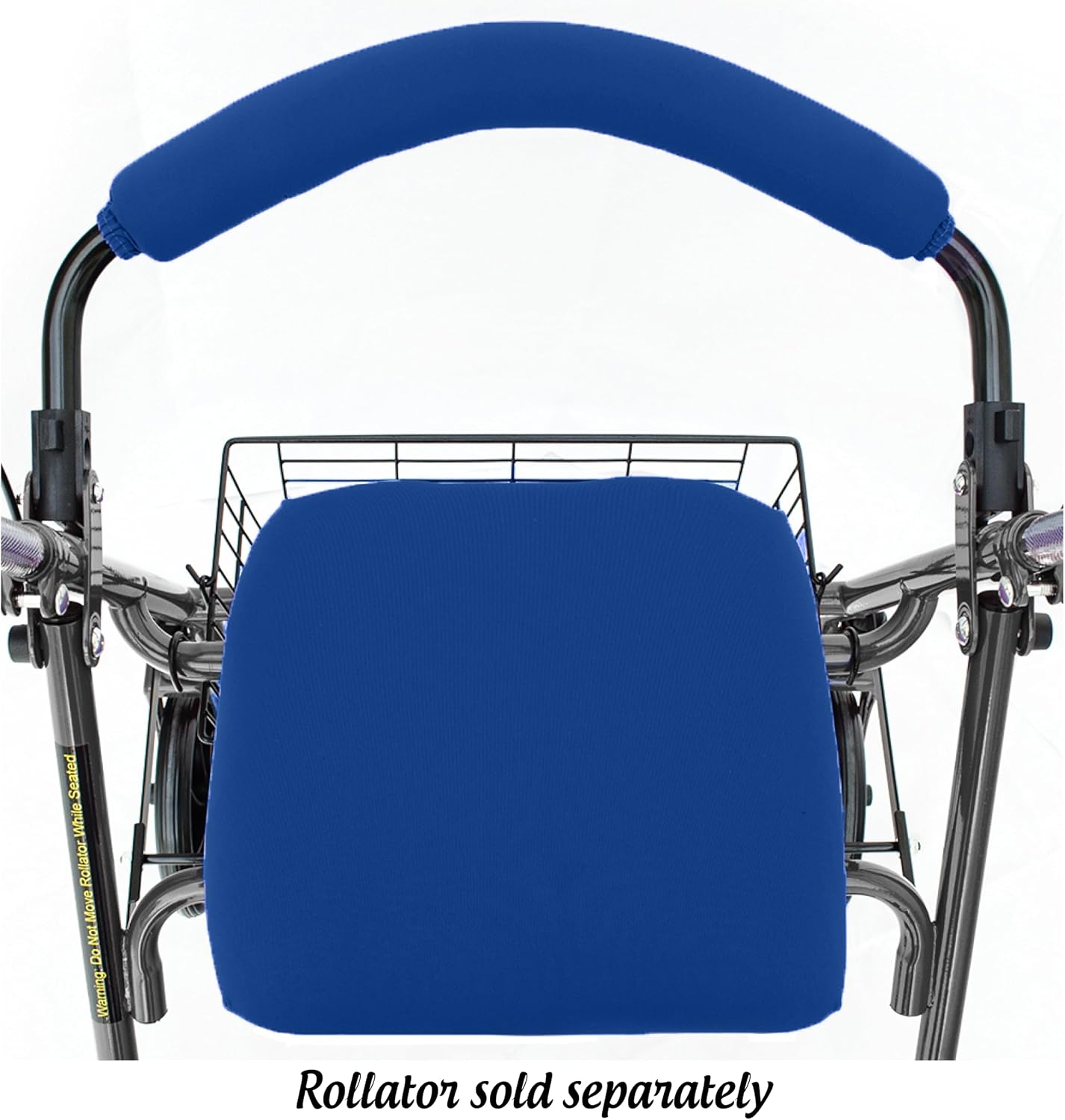 Top Glides Playful Purple Universal Rollator Walker Seat and Backrest Covers (Purple)
