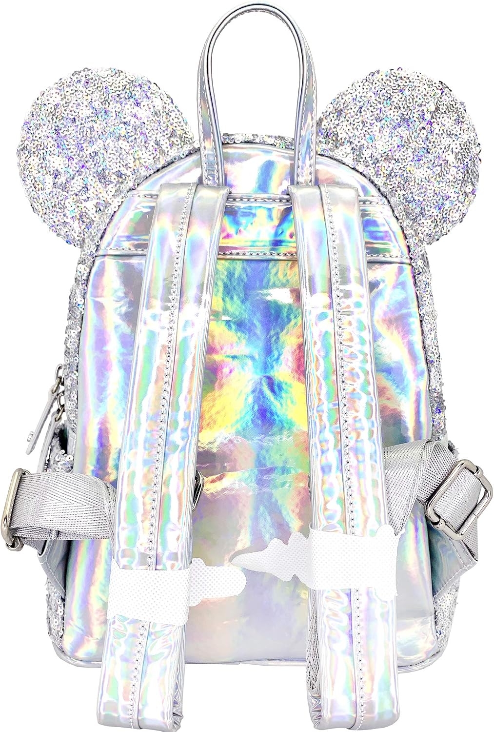 Loungefly X LASR Exclusive Disney Holographic Sequin Minnie Mini Backpack