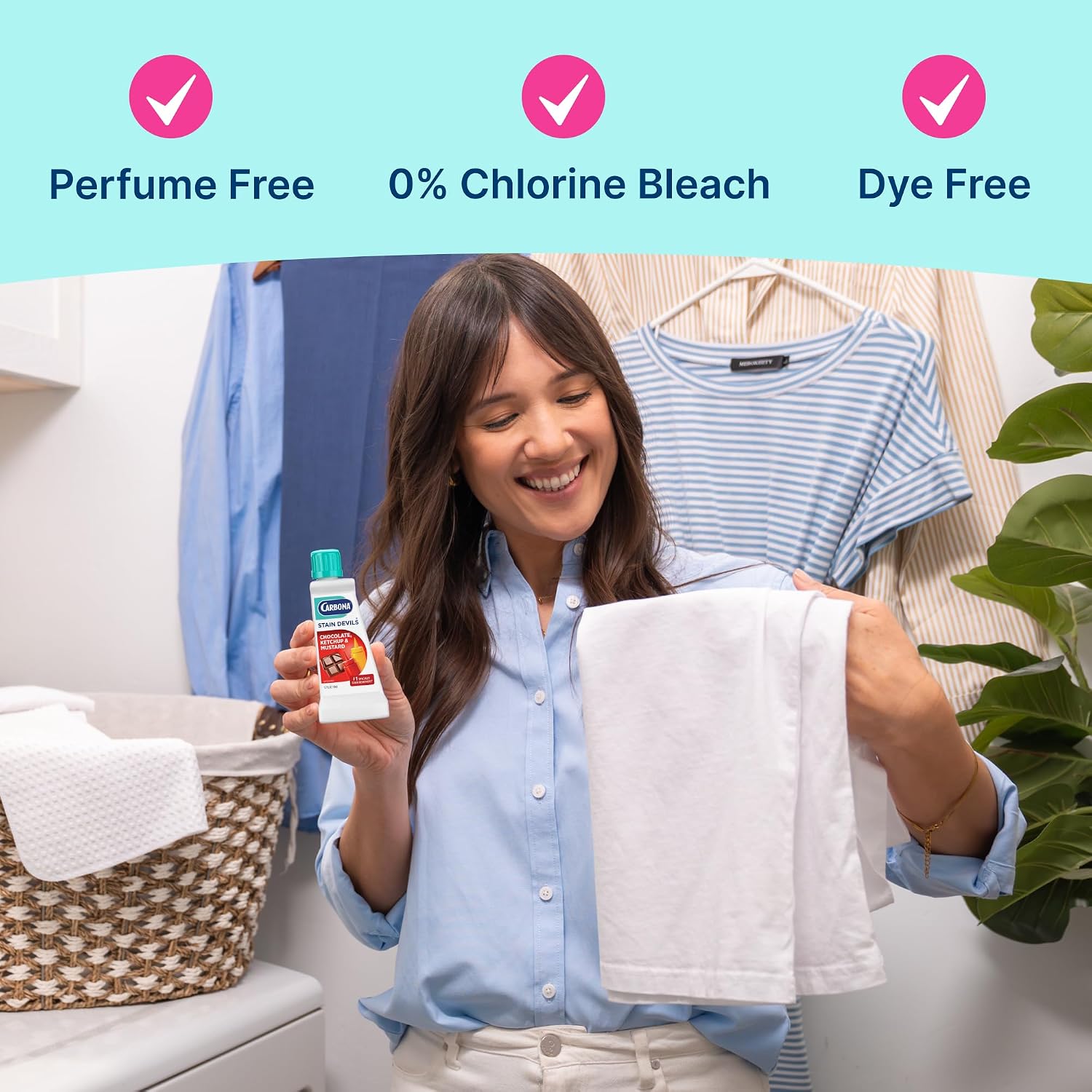 Carbona Liquid Stain Devil Food Clean Up Combo Set | Spot Stain Remover for Clothes