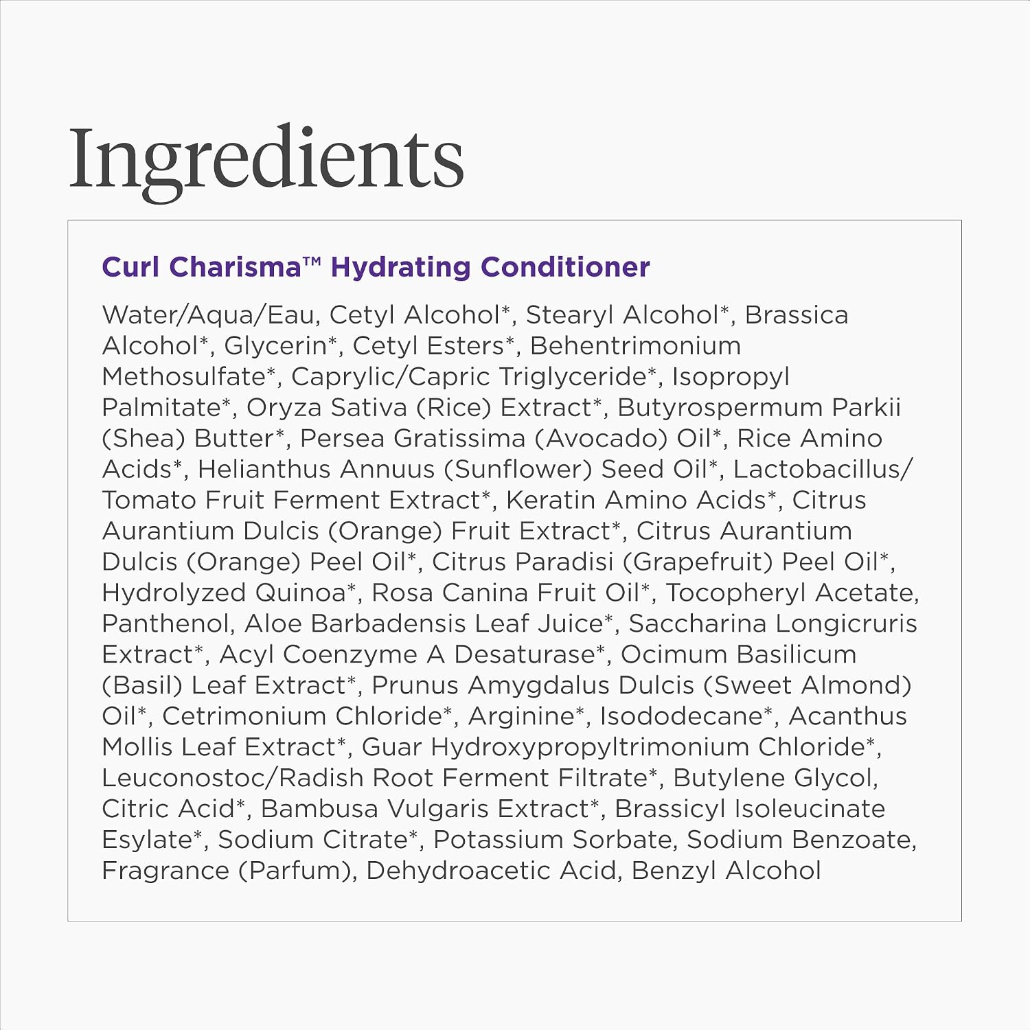 Briogeo Curl Charisma Rice Amino + Avocado Hydrating Conditioner | Define and Moisturize Wavy, Curly, and Coily Hair | Minimize Frizz | Silicone-Free | Vegan & Cruelty-Free