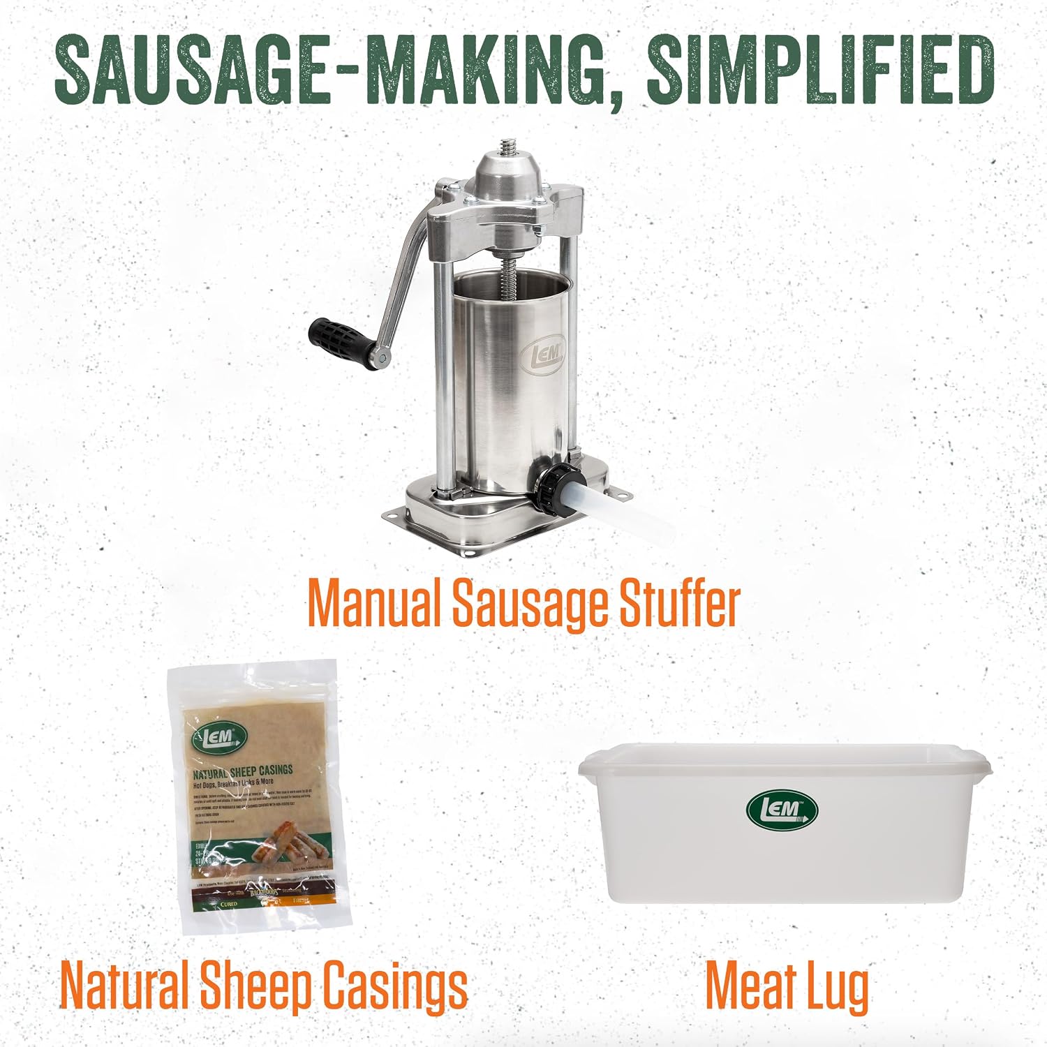 LEM Products Backwoods Breakfast Fresh Sausage Seasoning, 8.3 oz Packet | Pre-Measured Seasoning for Wild Game and Domestic Meat, Seasons Up to 25 Pounds of Meat for Homemade Patties and Sausages