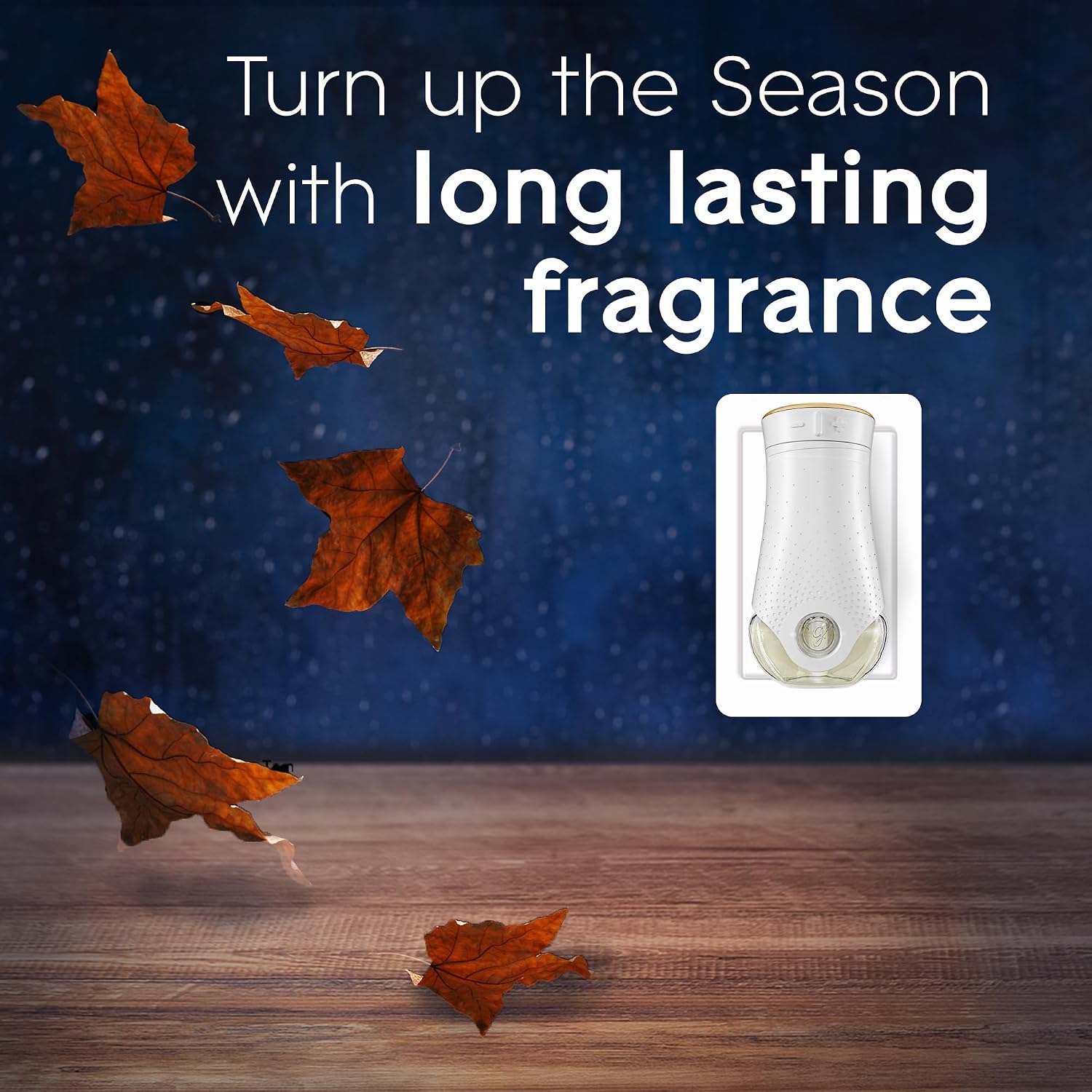 Glade PlugIns Refills Air Freshener, Scented and Essential Oils for Home and Bathroom, Fall Night Long, 3.35 Fl Oz, 5 Count