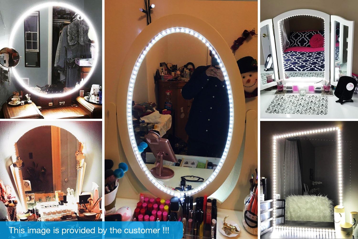 Led Vanity Mirror Lights Kit, ViLSOM 13ft/4M 240 LEDs Make-up Vanity Mirror