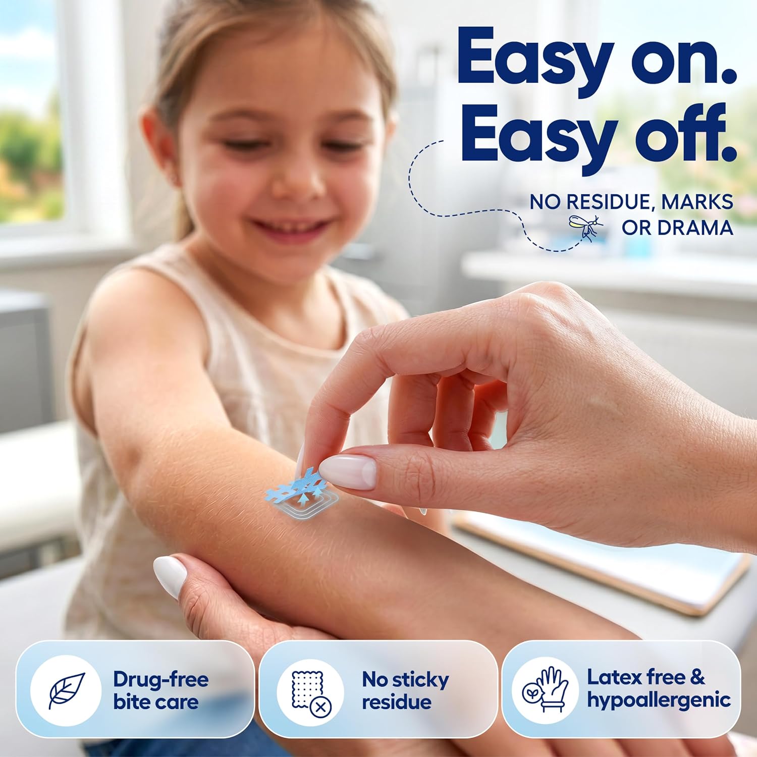 Moskinto The Original Mosquito Itch Relief Patches for Kids & Adults, Bug Bite Patches Soothe Swelling & Itching, Anti Itch Bug Bite Relief