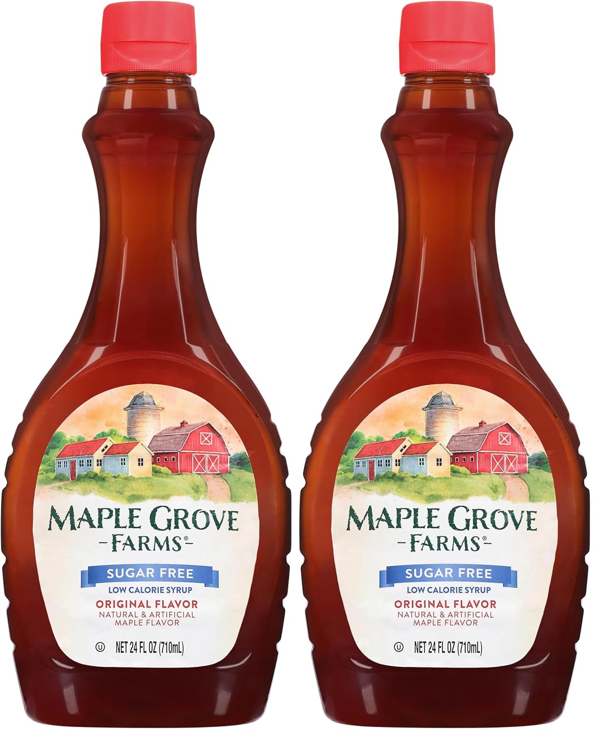 Maple Grove Farms Syrup, Sugar Free, 24 Ounce