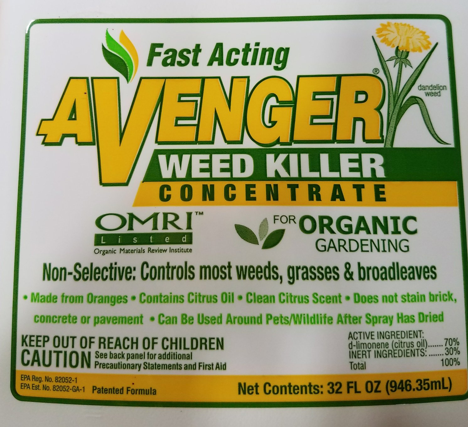 Weed Killer Concentrate 2-Pack / 32 Ounces Each