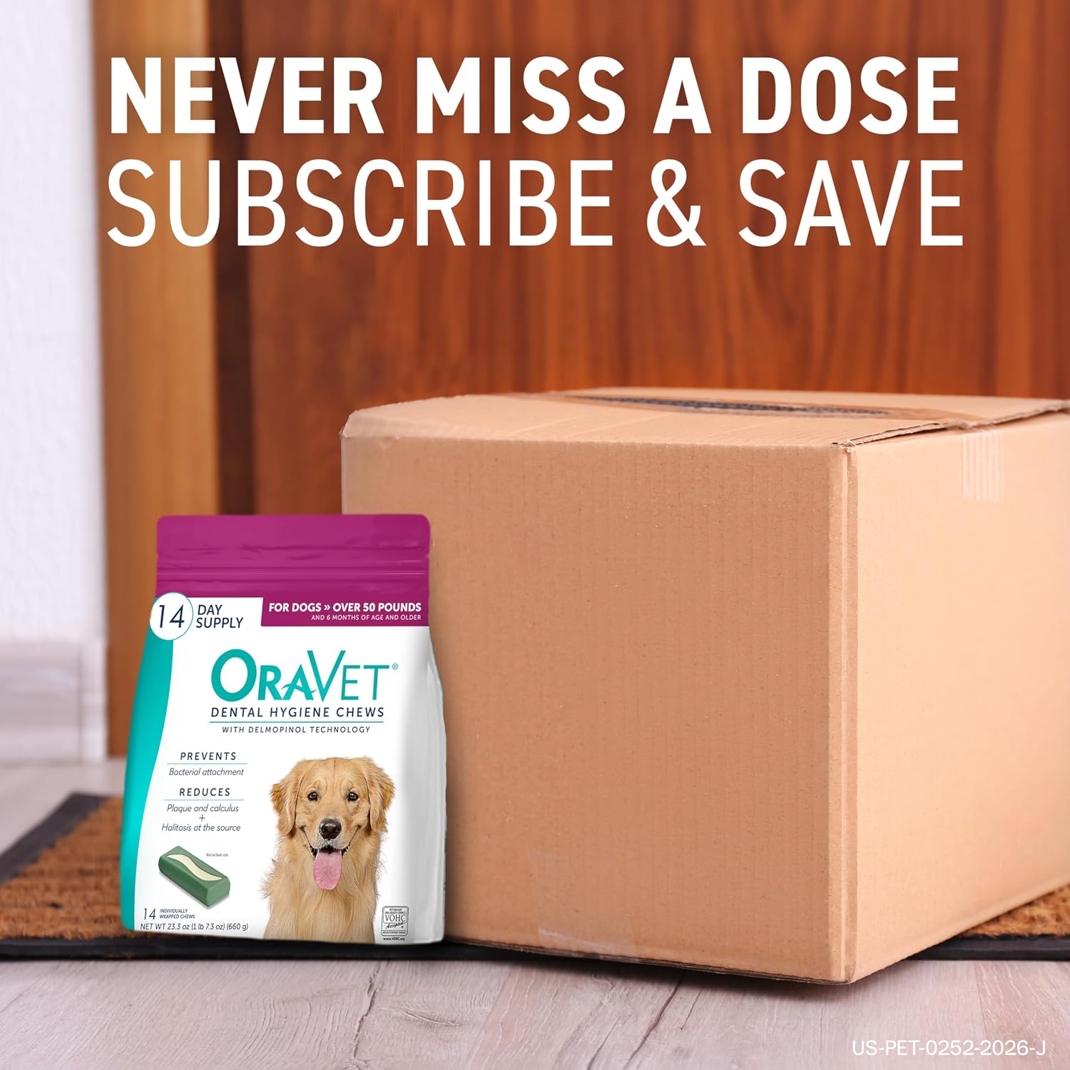 ORAVET Dental Chews for Dogs, Oral Care and Hygiene Chews (Small Dogs, 10-24 lbs.) Blue Pouch, 30 Count | VOHC-accepted dual-action chew reduces plaque & tartar, freshens breath barrier vet-recommended