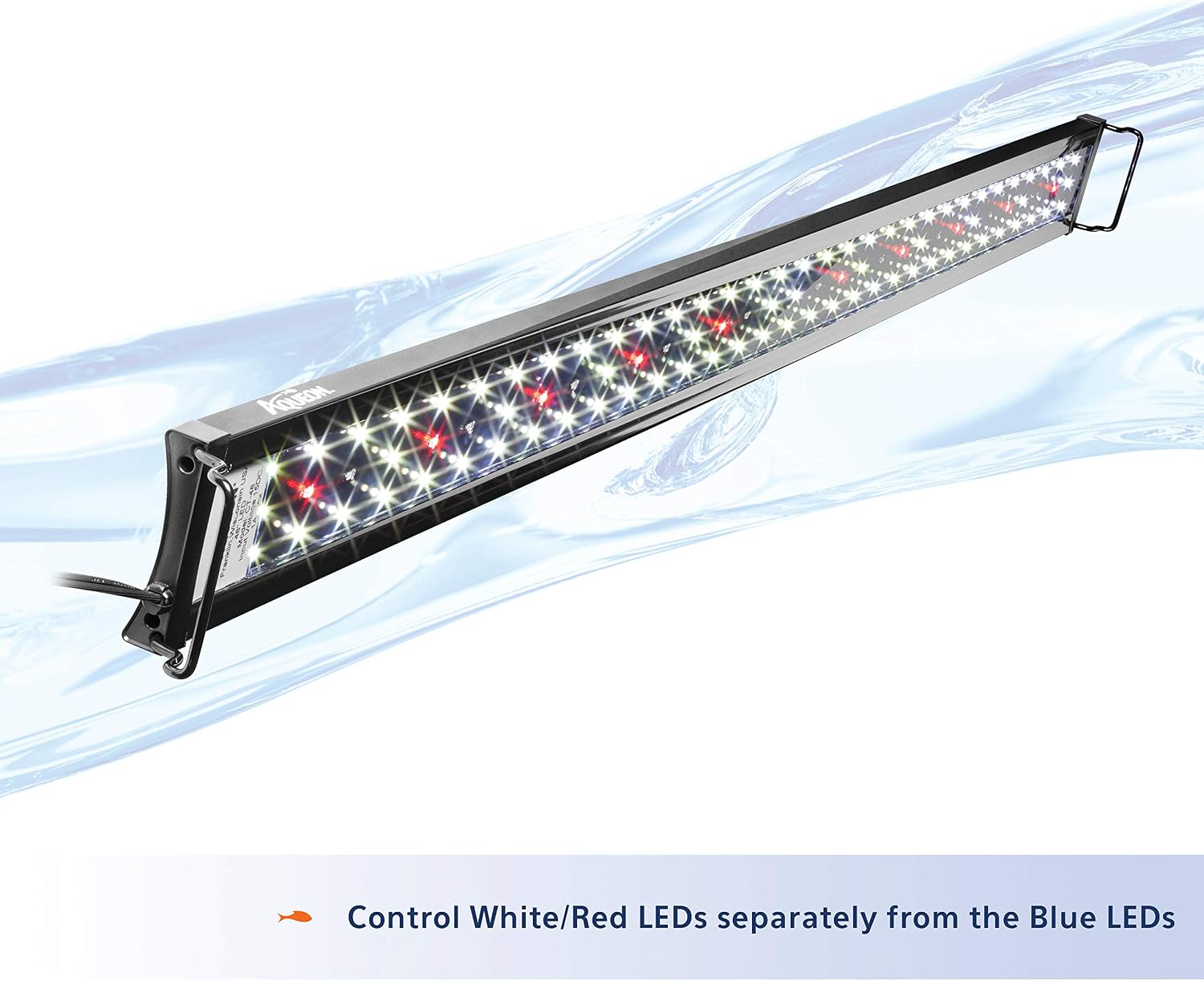 Aqueon LED OptiBright Fish Tank Aquarium Light Fixture, 48-54 Inch