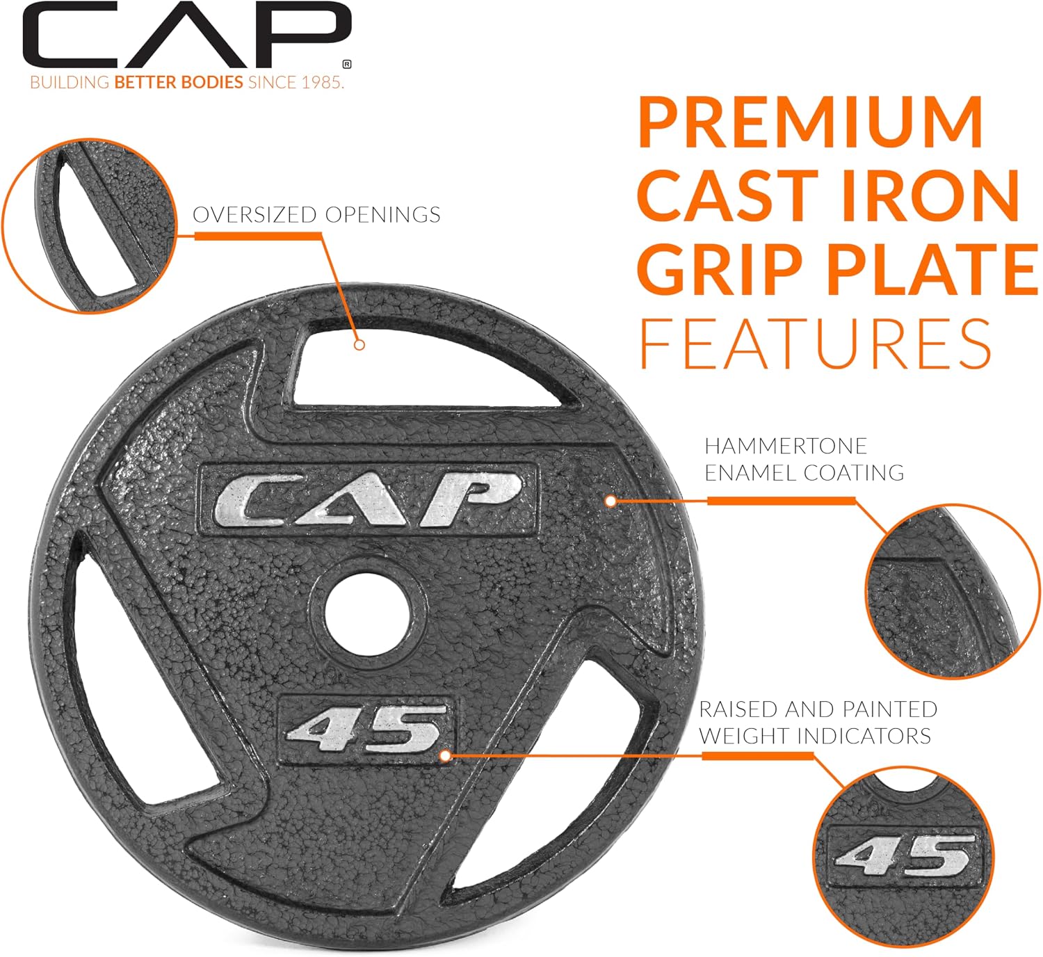 CAP Barbell 2-Inch Olympic Weight Plate | Multiple Options