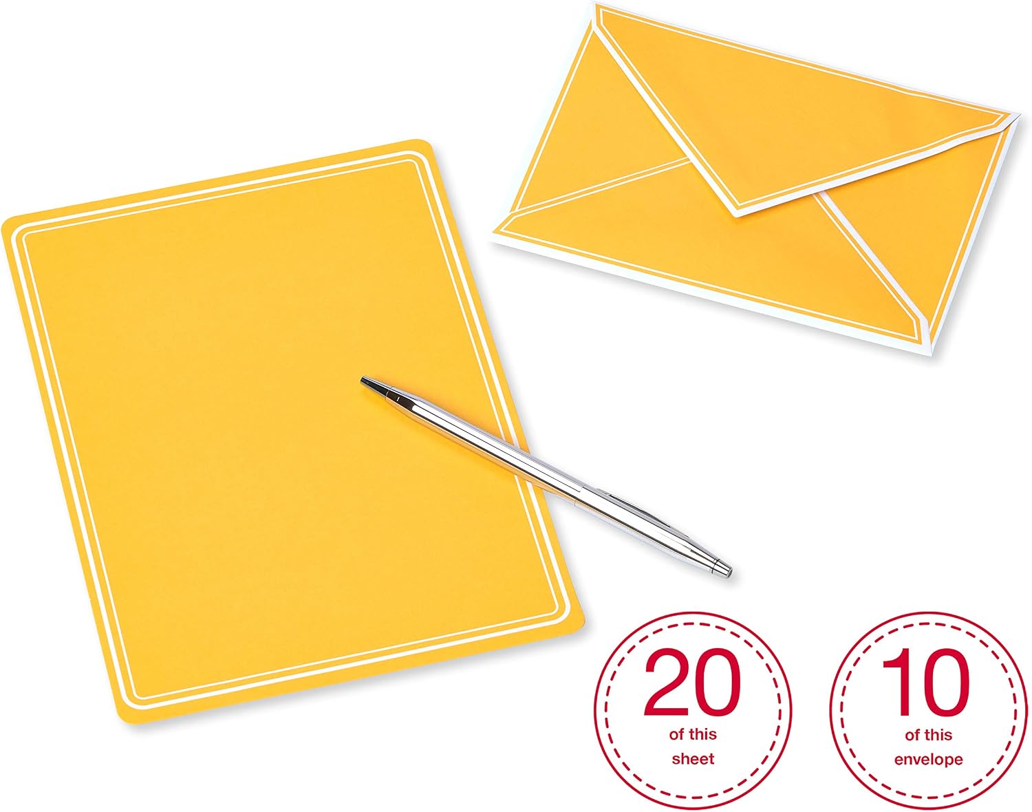 American Greetings Pastel Stationery Sheets and Colored Envelopes (80-Count)