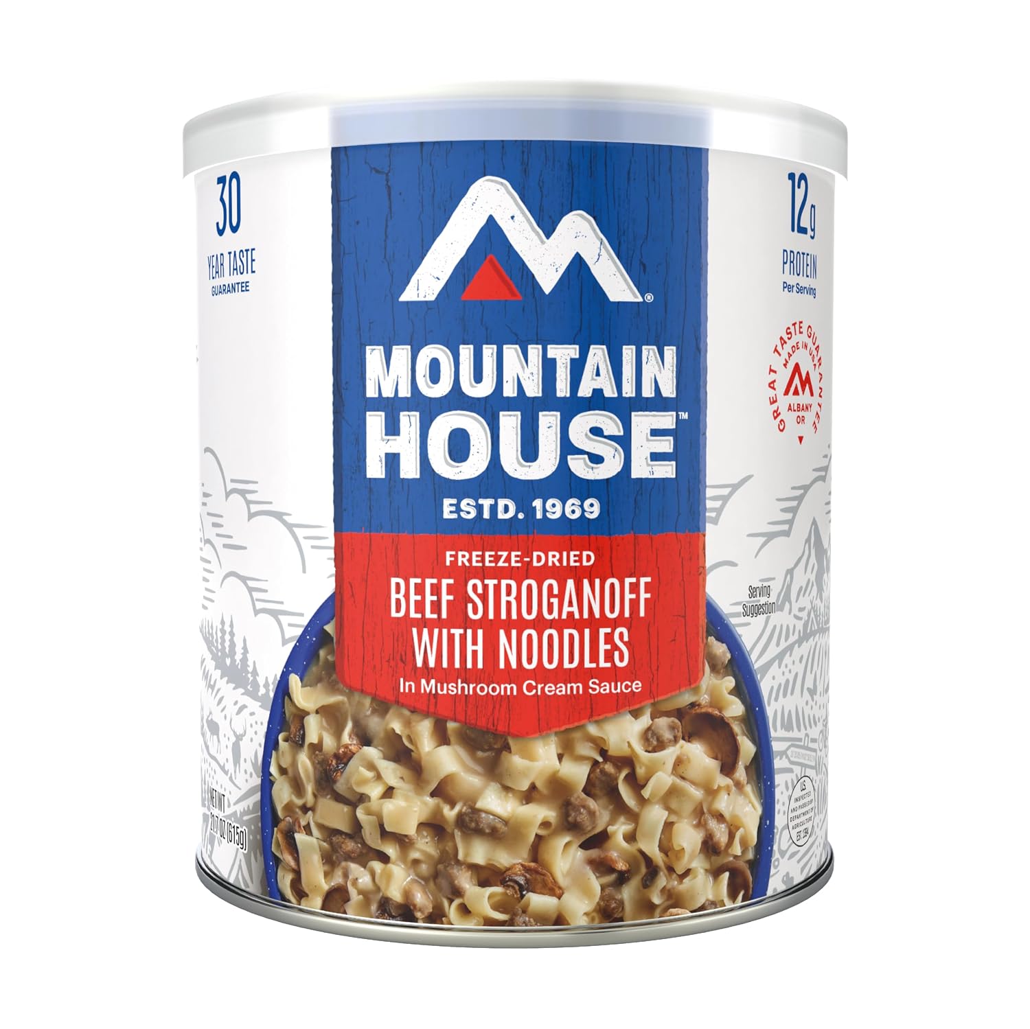 Mountain House Diced Beef | Freeze Dried Survival & Emergency Food | #10 Can | Gluten-Free, 30122