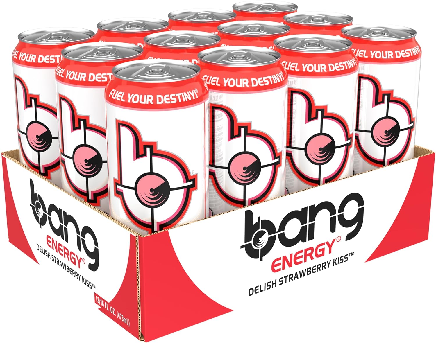 Bang Energy Blue Razz, Sugar-Free Energy Drink, 16-Ounce | Pack of 12