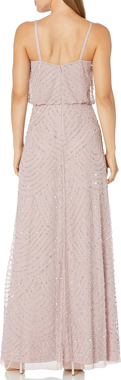 Adrianna Papell Women's Long Blouson Dress