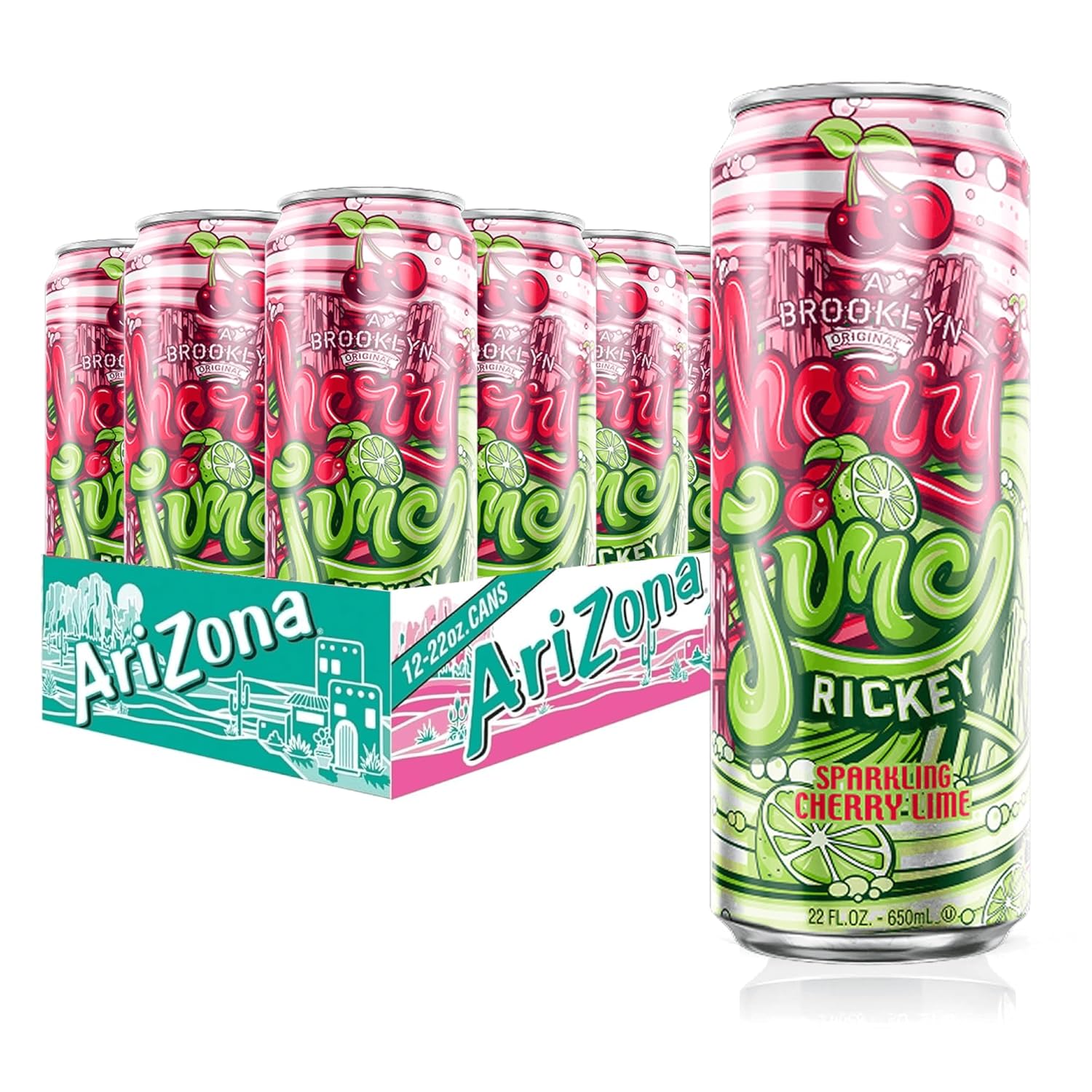 AriZona Mucho Mango | Fruit Juice Cocktail | 22 Fl Oz (12 Pack)