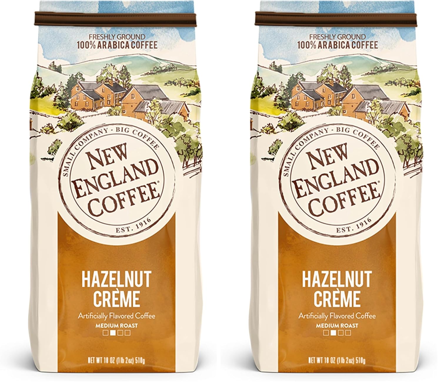 New England Coffee French Roast Dark Roast Ground Coffee, 10oz Bag (Pack of 1)
