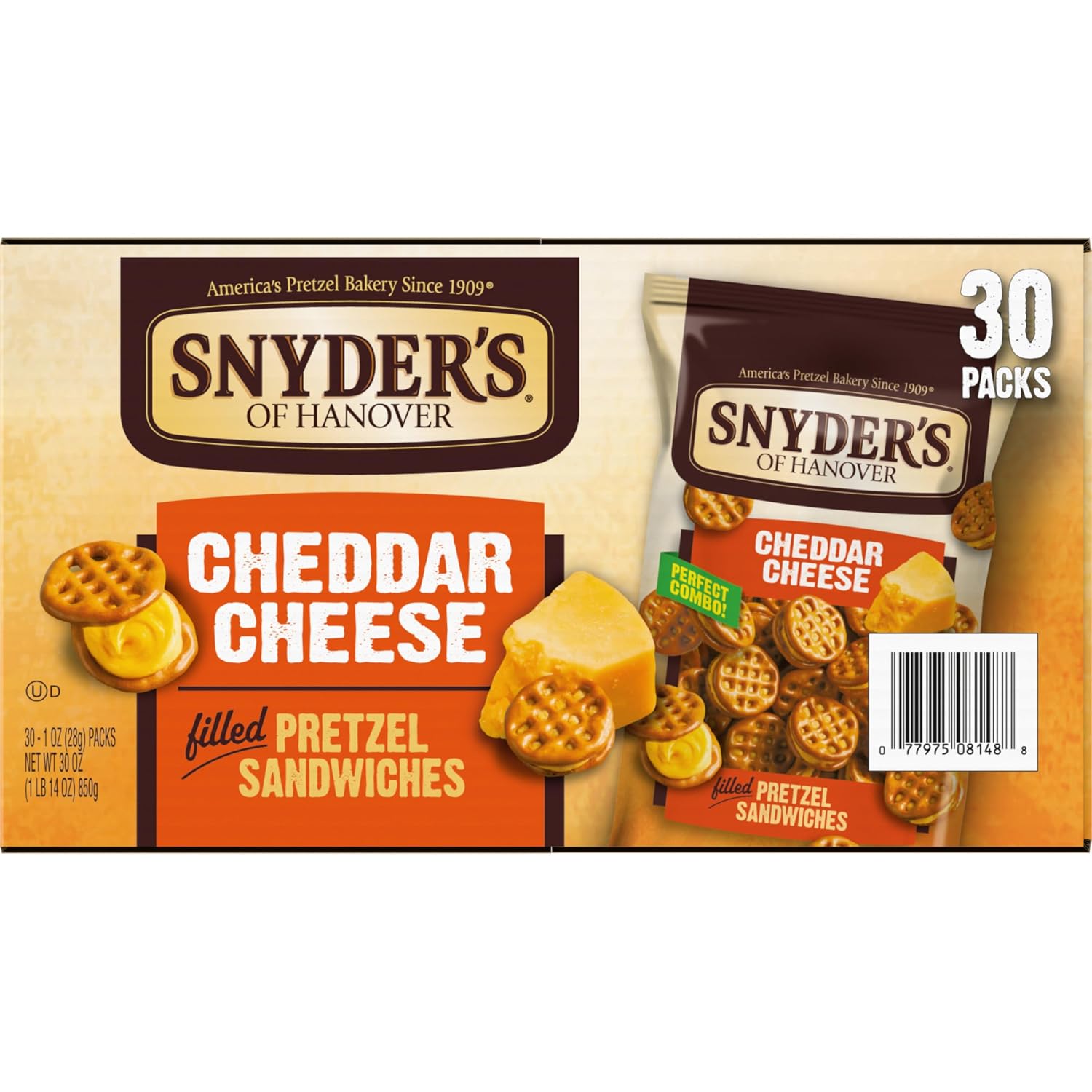 Snyder's of Hanover Variety Pack Pretzels, 36 Count Variety Pack (Pack of 36)