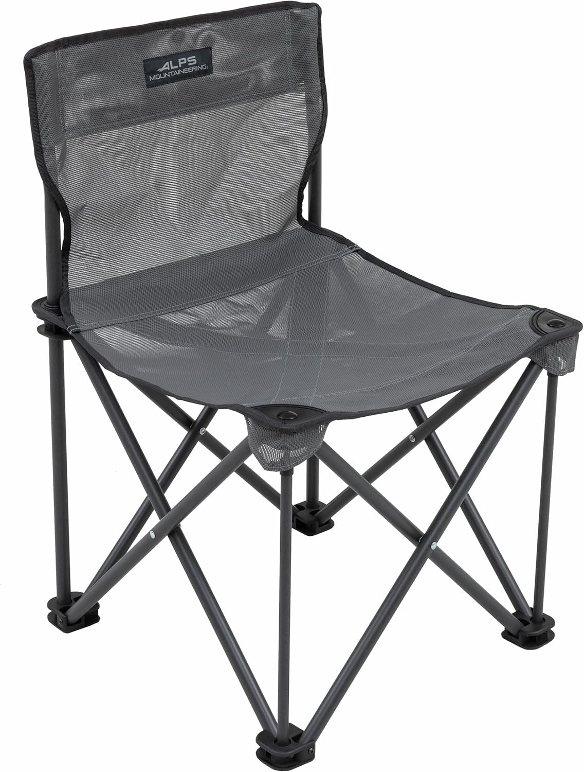 ALPS Mountaineering Adventure Folding Camping Chairs - Durable Mesh Fabric Over Powder Coated Aluminum with Simple Compact Design and Shoulder Carry