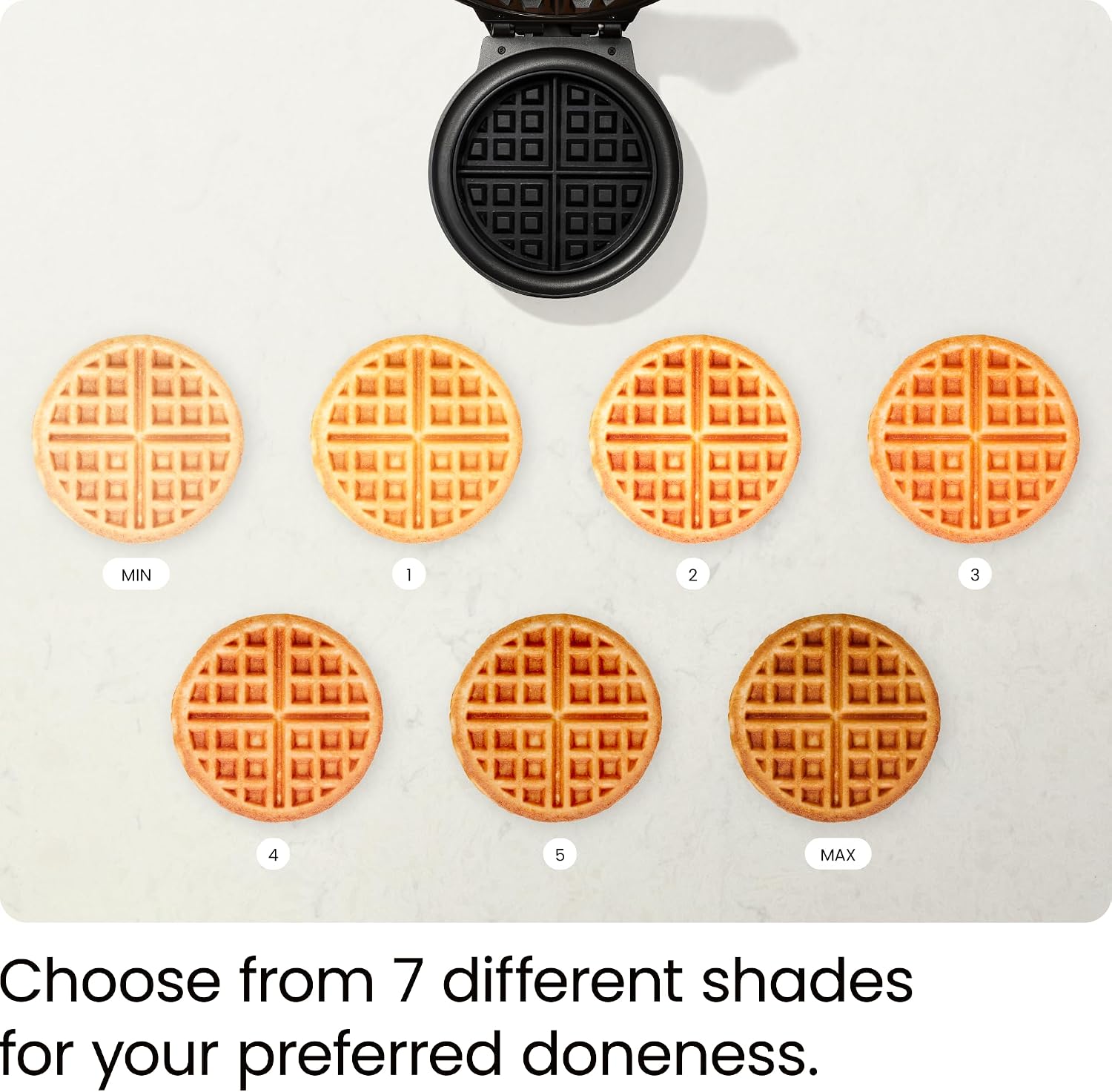 Chefman Rotating Belgian Waffle Maker, 180° Flip Iron w/ Non-Stick Plates, Adjustable Timer, Locking Lid, & Drip Plate, Space Saving Storage, Mess-Free Breakfast, Stainless Steel/Black