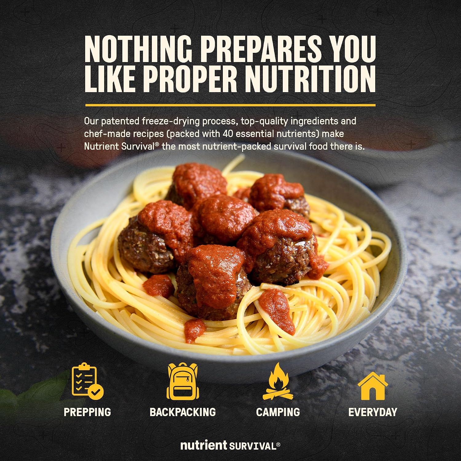 Nutrient Survival Vitamin Powdered Milk, Freeze Dried Prepper Supplies & Emergency Food Supply, 21 Essential Nutrients, Soy & Gluten Free