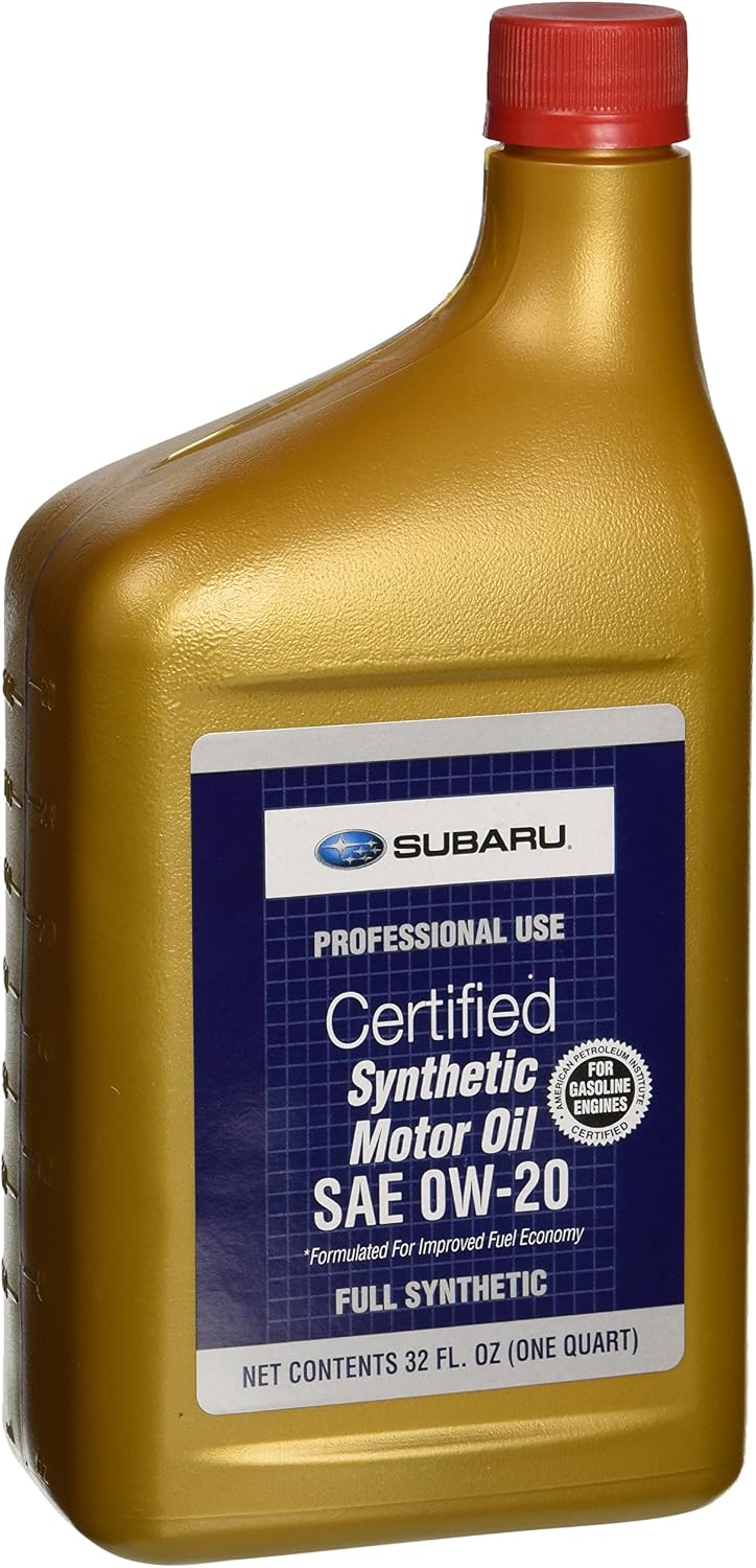 Genuine Subaru SOA427V1310 Oil - 0W20 Synthetic, 1 Quart Bottle, 1 Pack