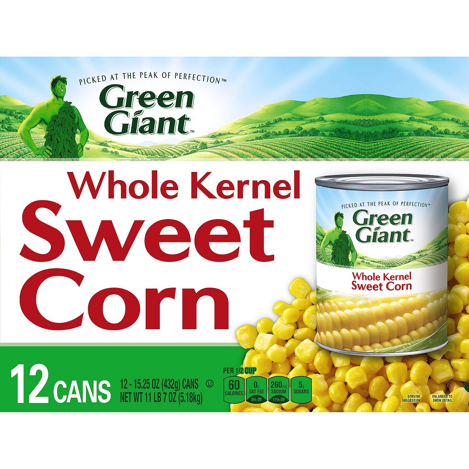 Green Giant Whole Kernel Sweet Corn, 8 Count