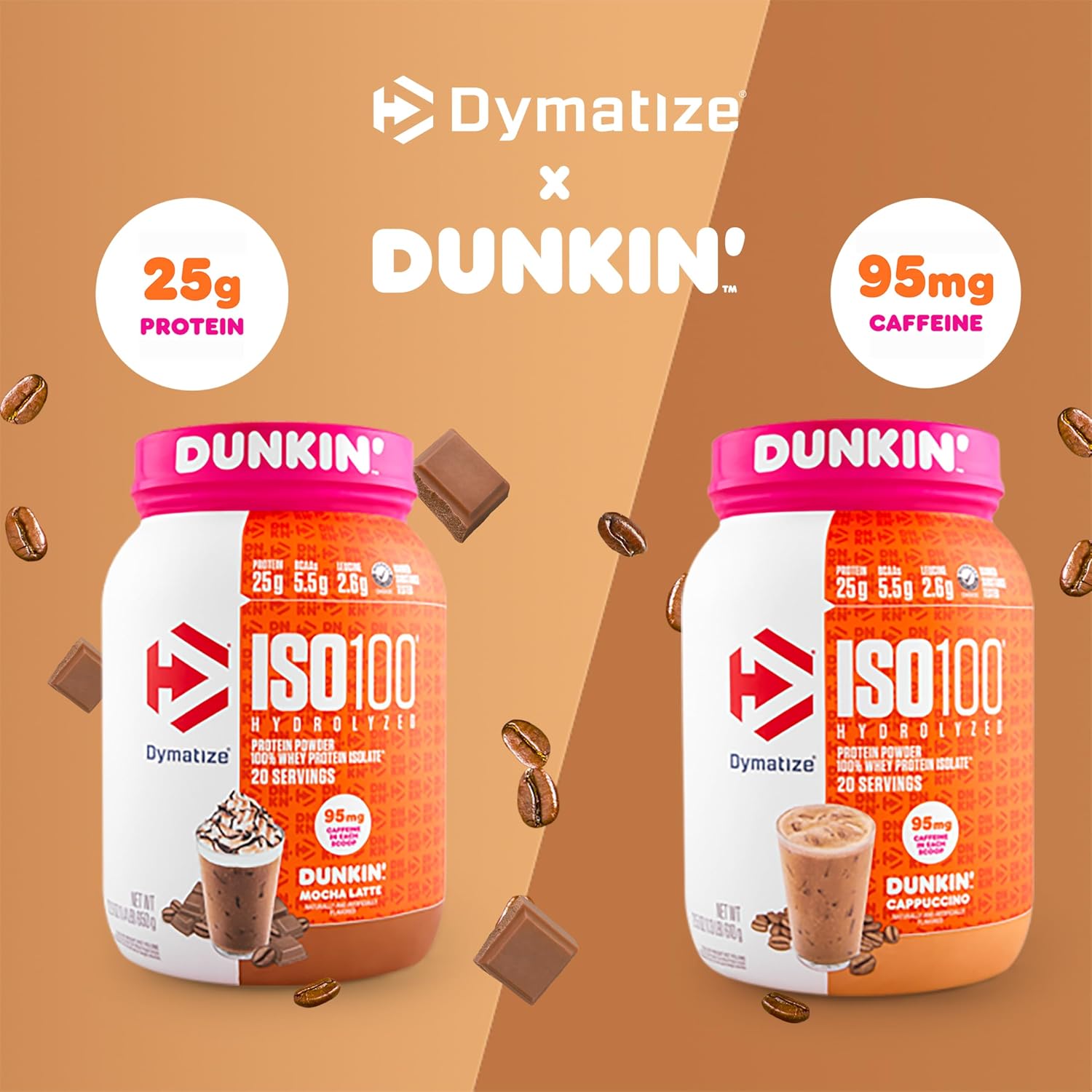 Dymatize ISO100 Protein Powder, 100% Whey Isolate, Gourmet Chocolate | 25g Protein, Hydrolyzed, Fast-Absorbing, Supports Muscle Health, 5.5g BCAAs, Gluten-Free, 76 Servings, 5 lb