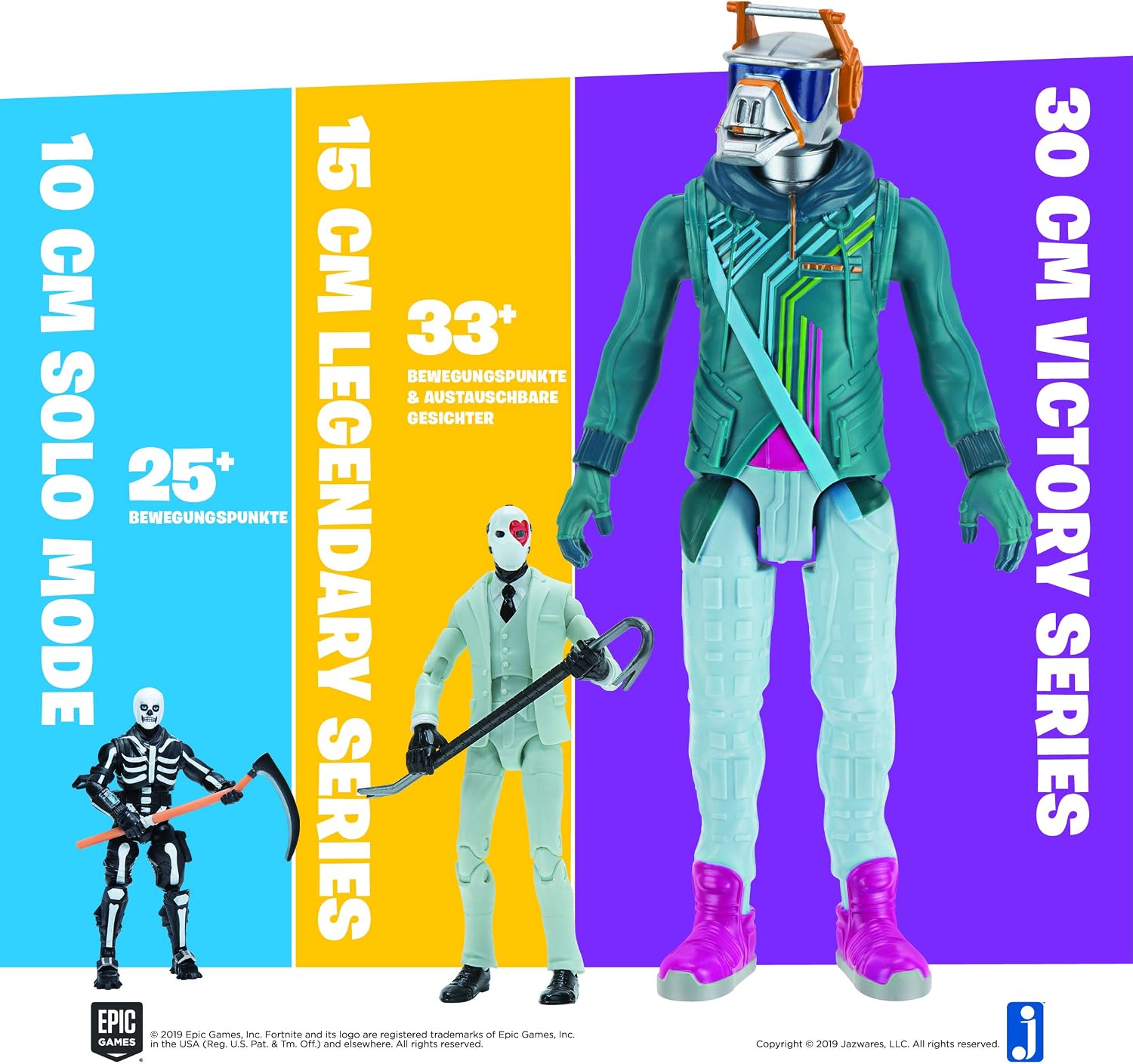Fortnite Legendary Series 6in Figure Pack, Skull Trooper (Purple Glow)