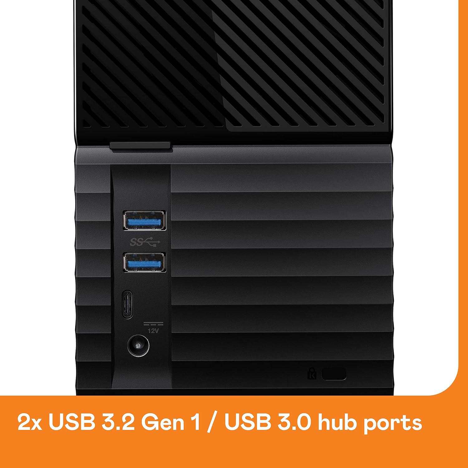 Western Digital 6TB My Book Desktop External Hard Drive, USB 3.0, External HDD with Password Protection and Auto Backup Software - WDBBGB0060HBK-NESN