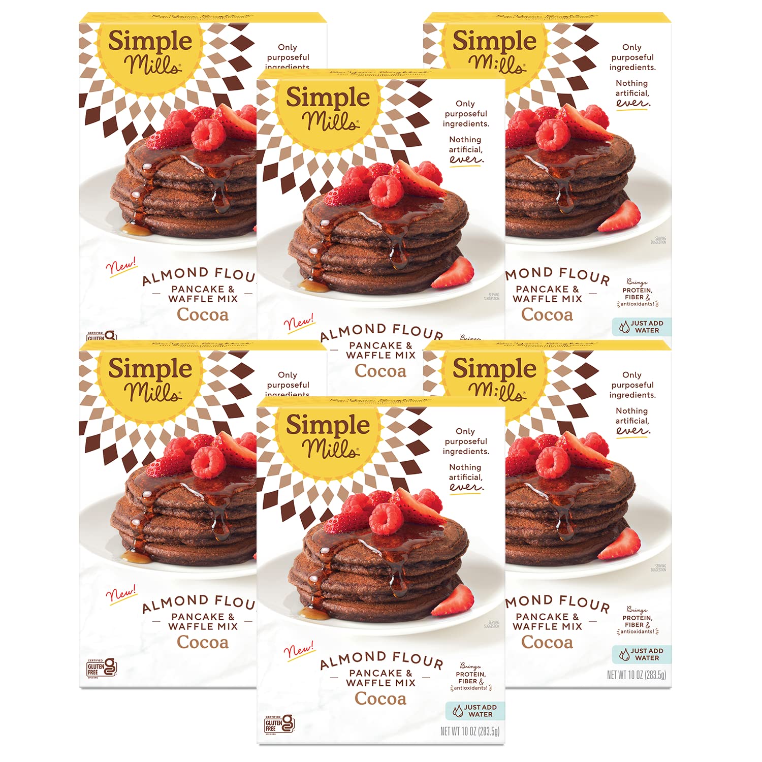 Simple Mills Almond Flour Pancake & Waffle Mix, Original - Gluten Free, Plant Based, Paleo Friendly, Breakfast 10.7 Ounce (Pack of 1)